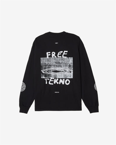 OBEY x FREE TEKNO HEAVYWEIGHT LS CLASSIC T-SHIRT