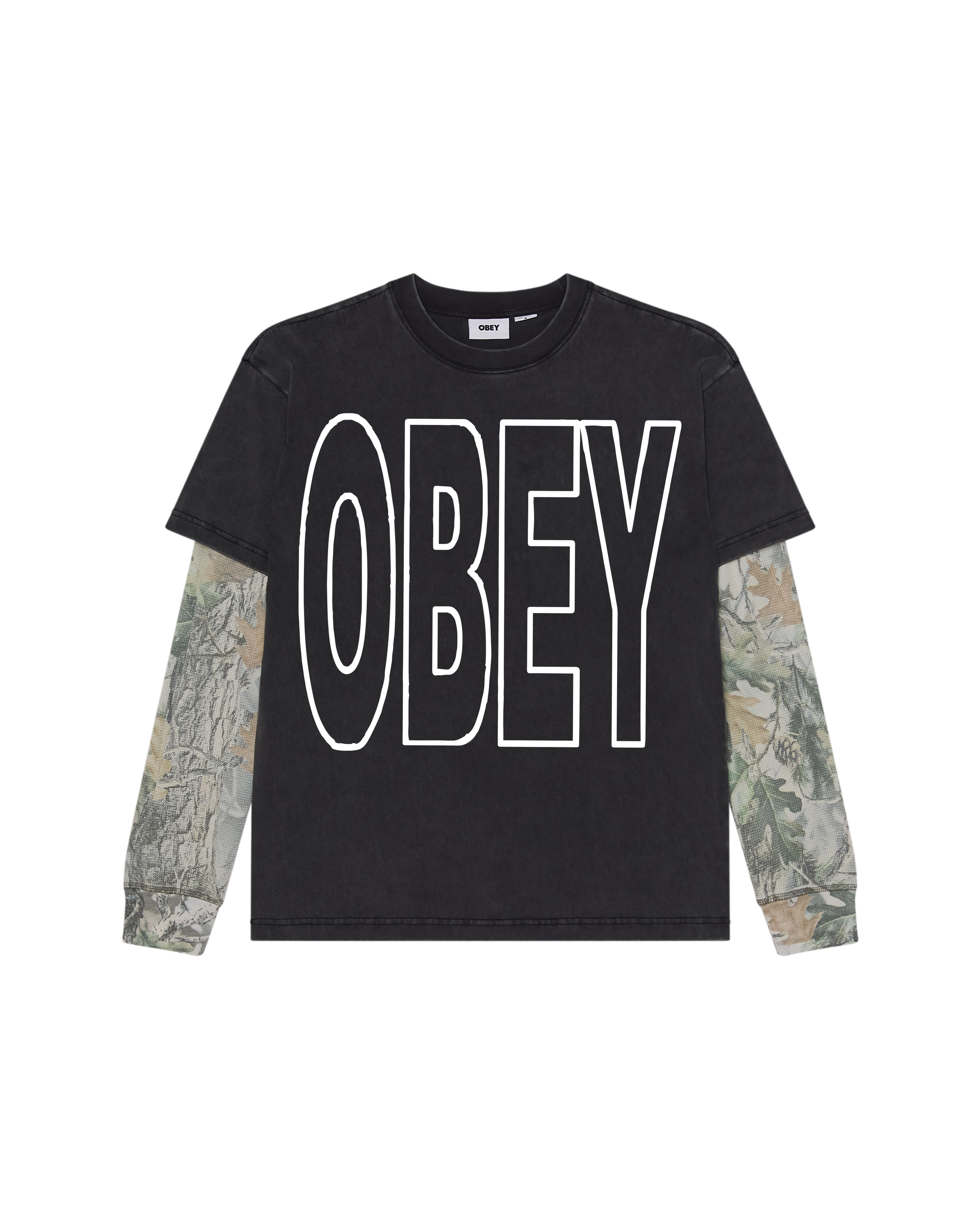OBEY STRETCHED 2-FER T-SHIRT (zoomed)