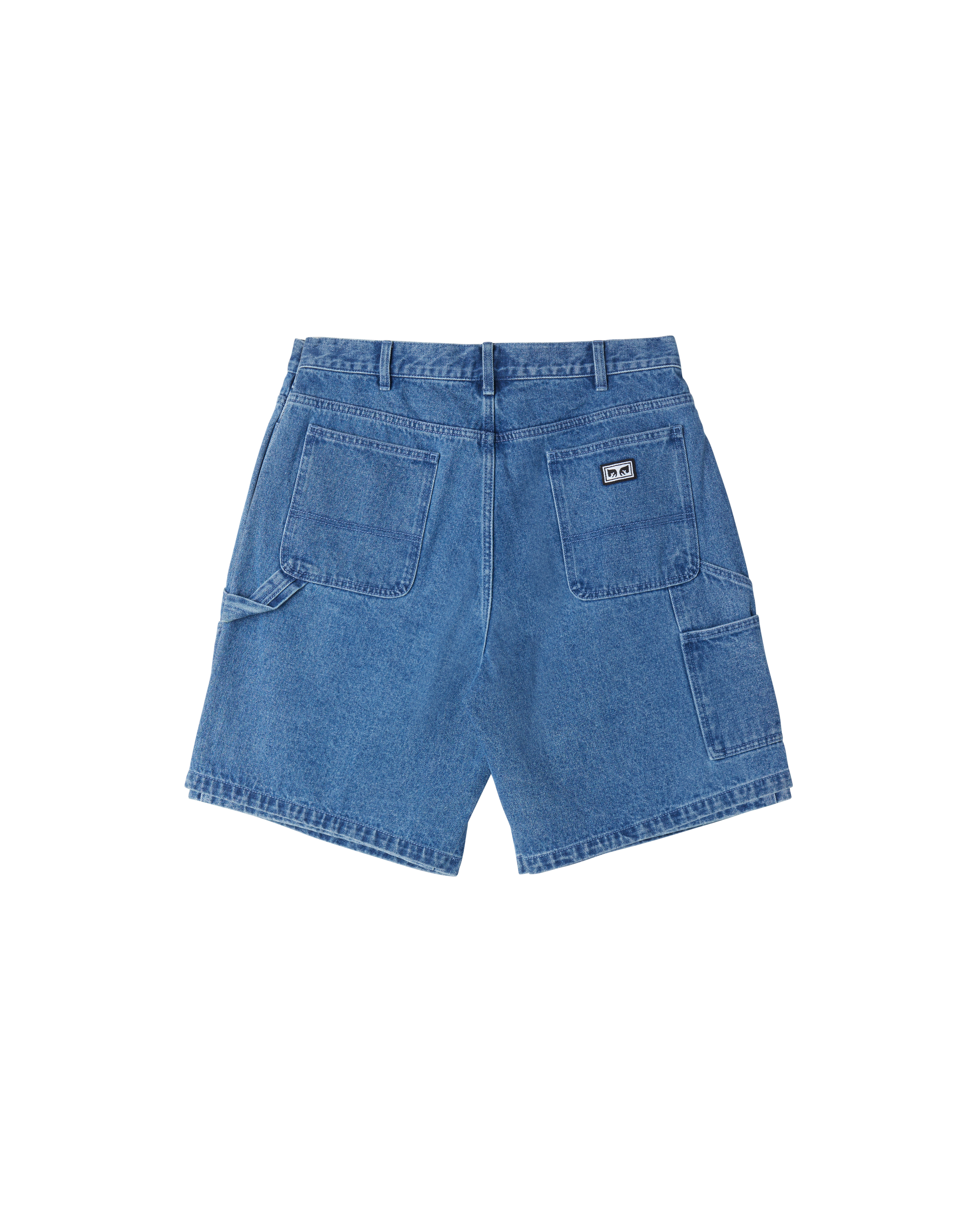 obey bigwig denim carpenter short light indigo (zoomed)