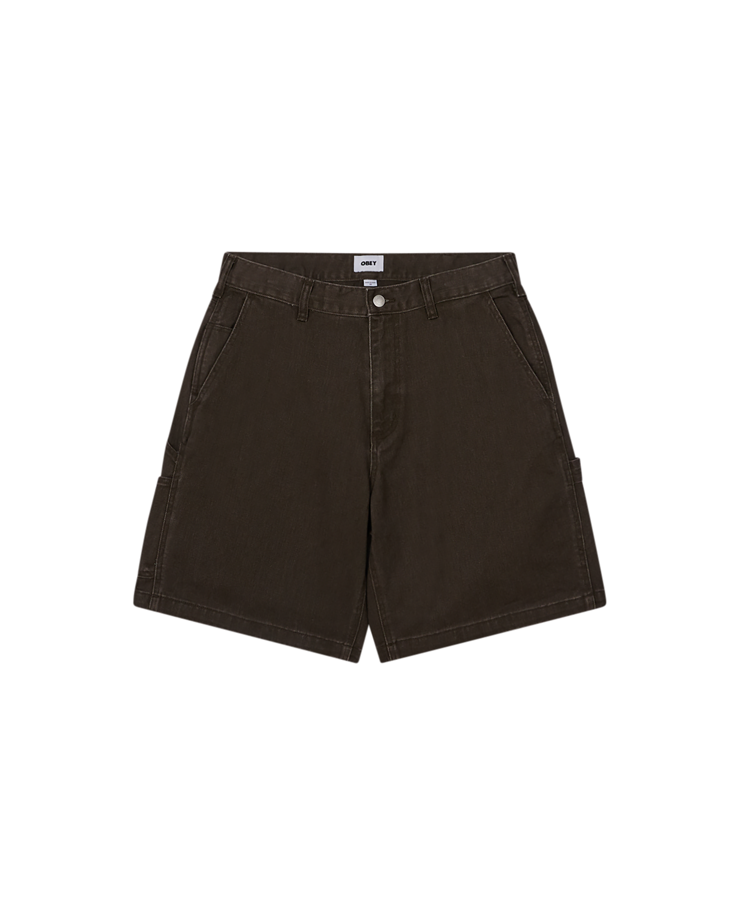 obey bigwig denim carpenter short wren faded wash (zoomed)