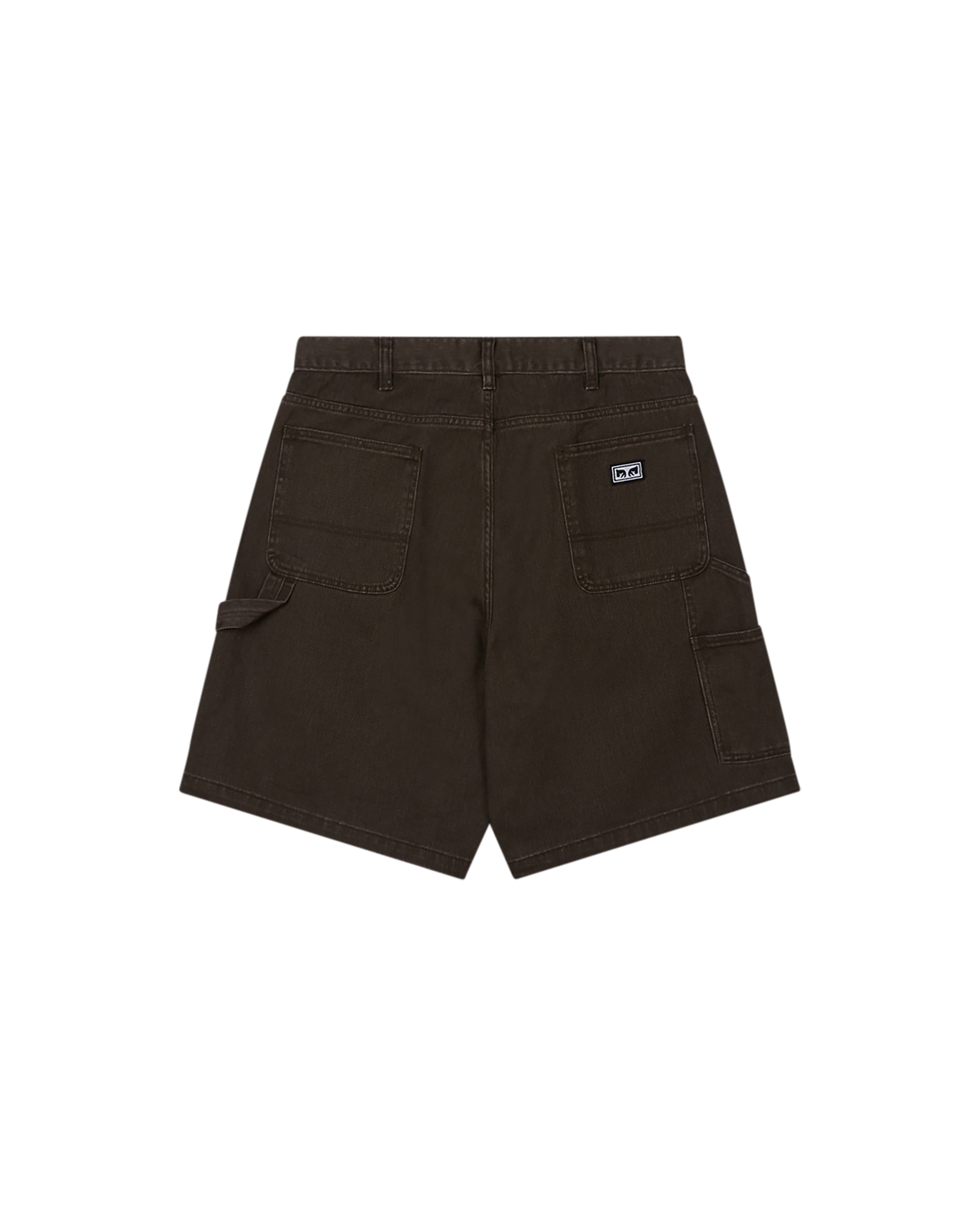 obey bigwig denim carpenter short wren faded wash (zoomed)