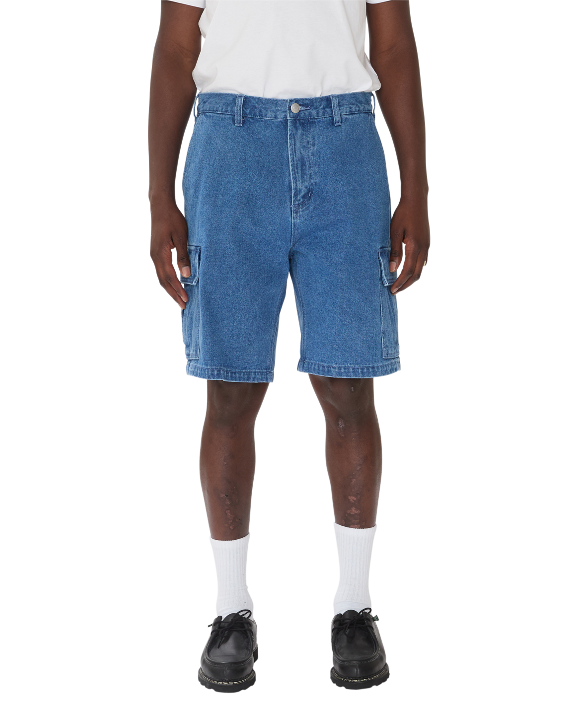 BIGWIG BAGGY DENIM CARGO SHORT (zoomed)
