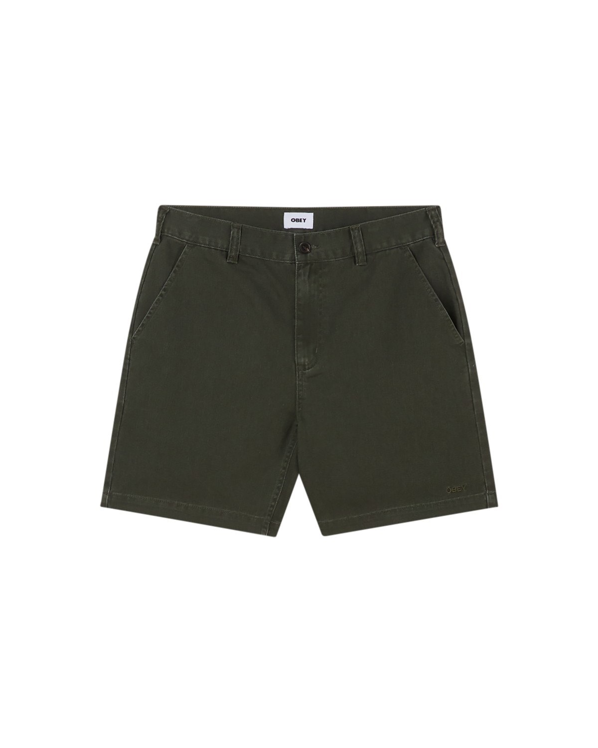 obey daily short rosin faded wash