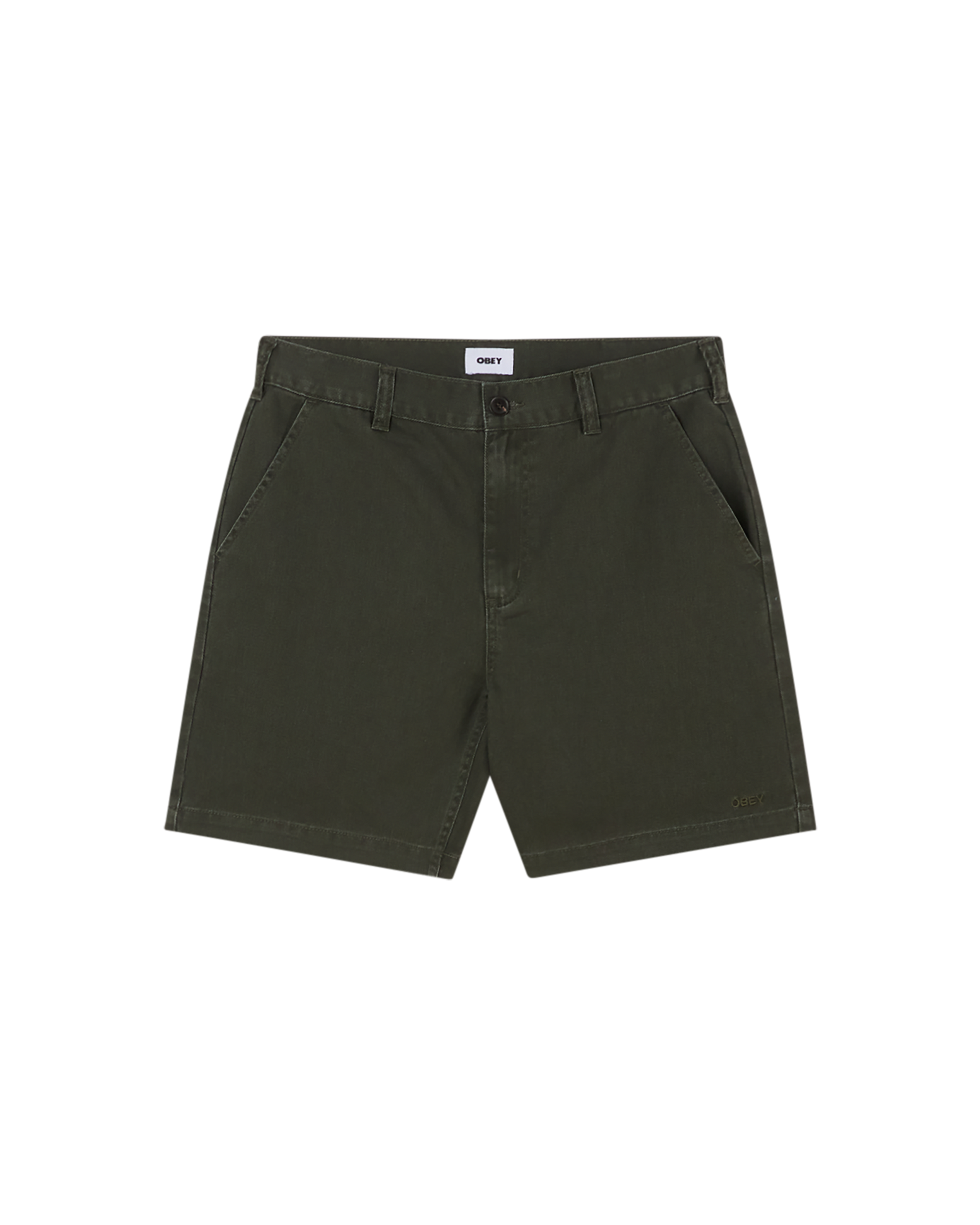 obey daily short rosin faded wash