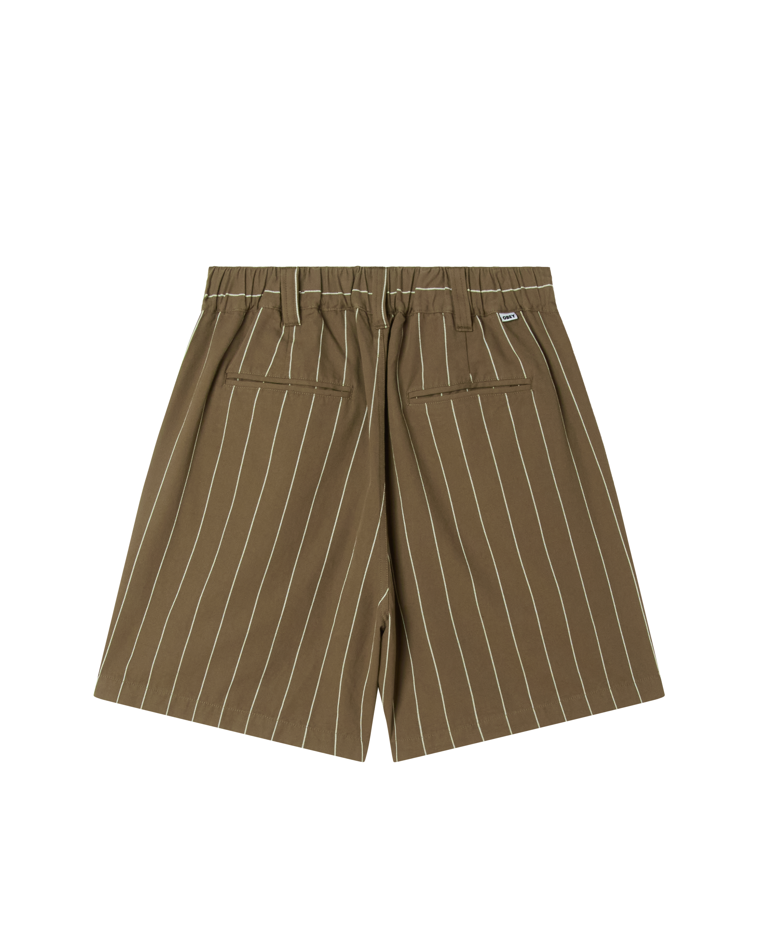 FOSTER STRIPE PLEATED SHORT (zoomed)