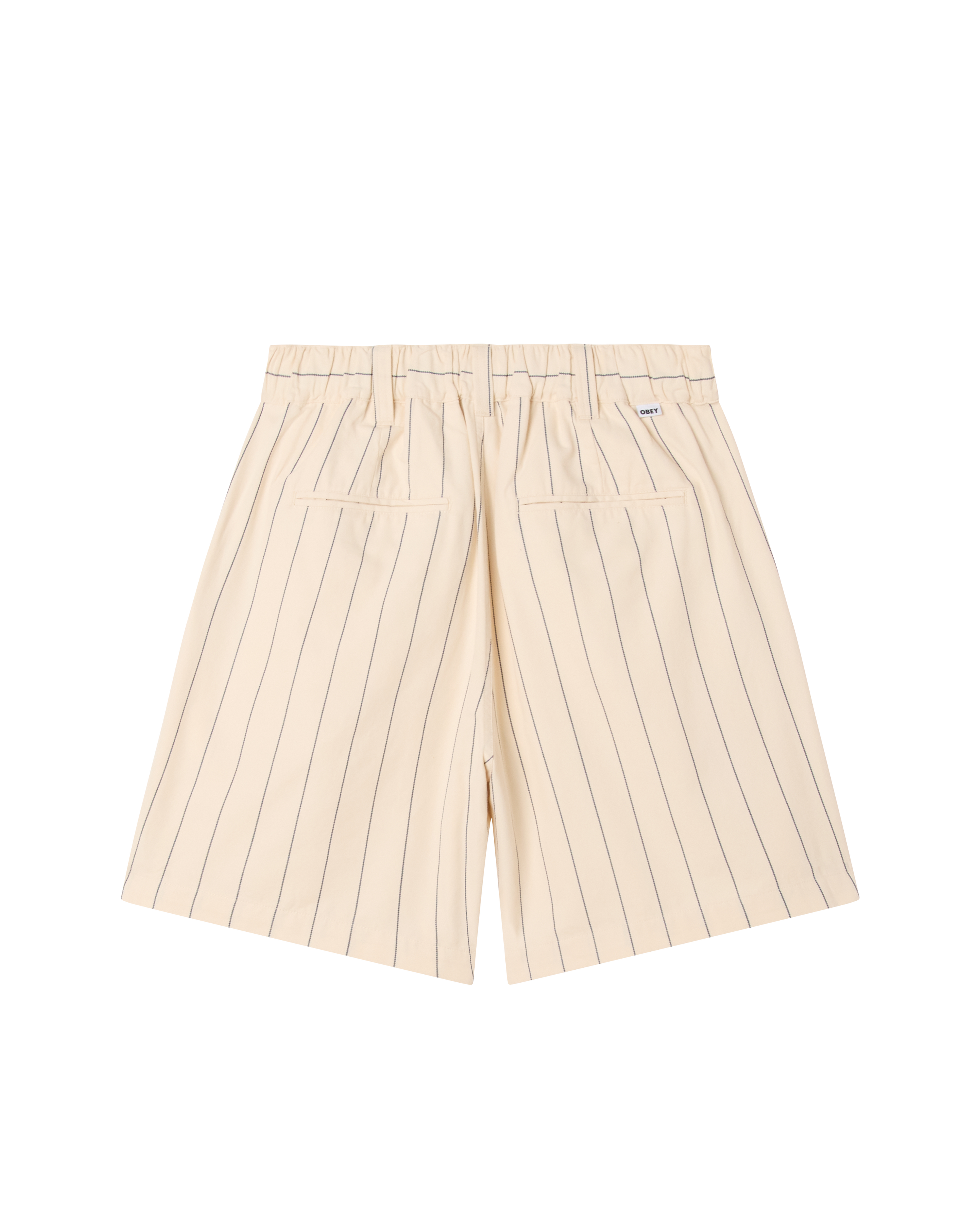 FOSTER STRIPE PLEATED SHORT (zoomed)