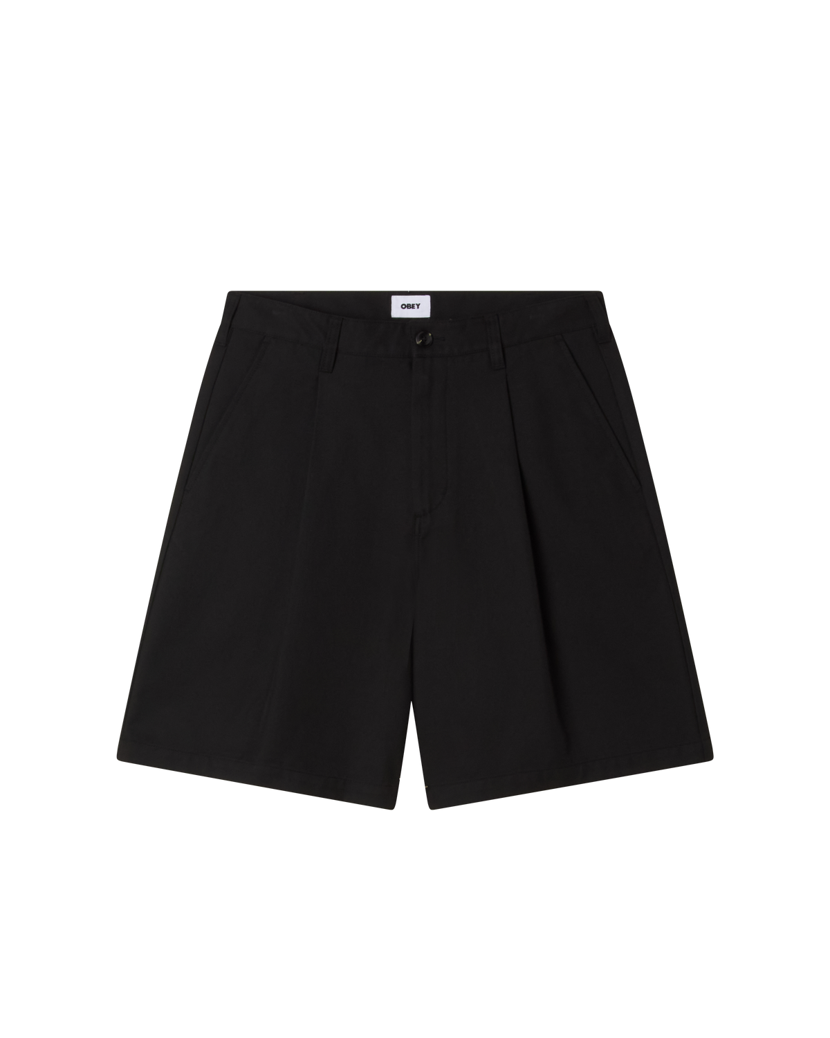 obey dean pleated short black