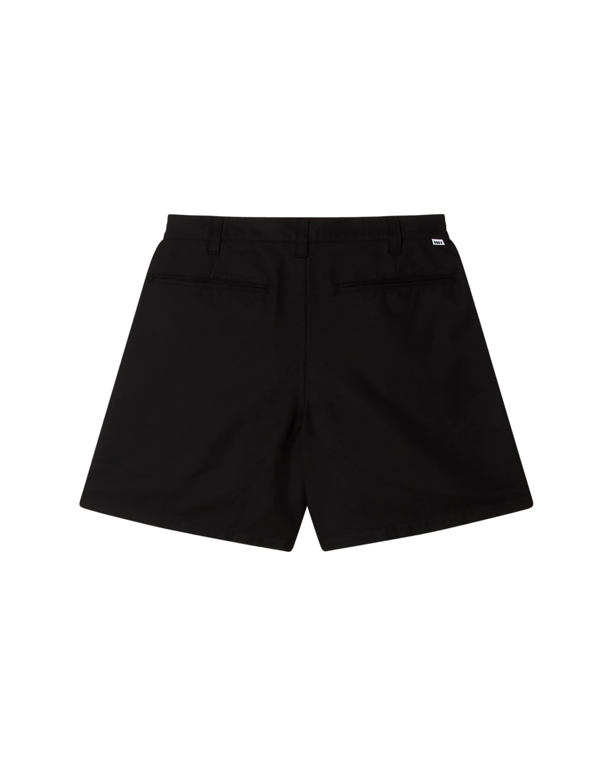 obey-dean-pleated-short-black