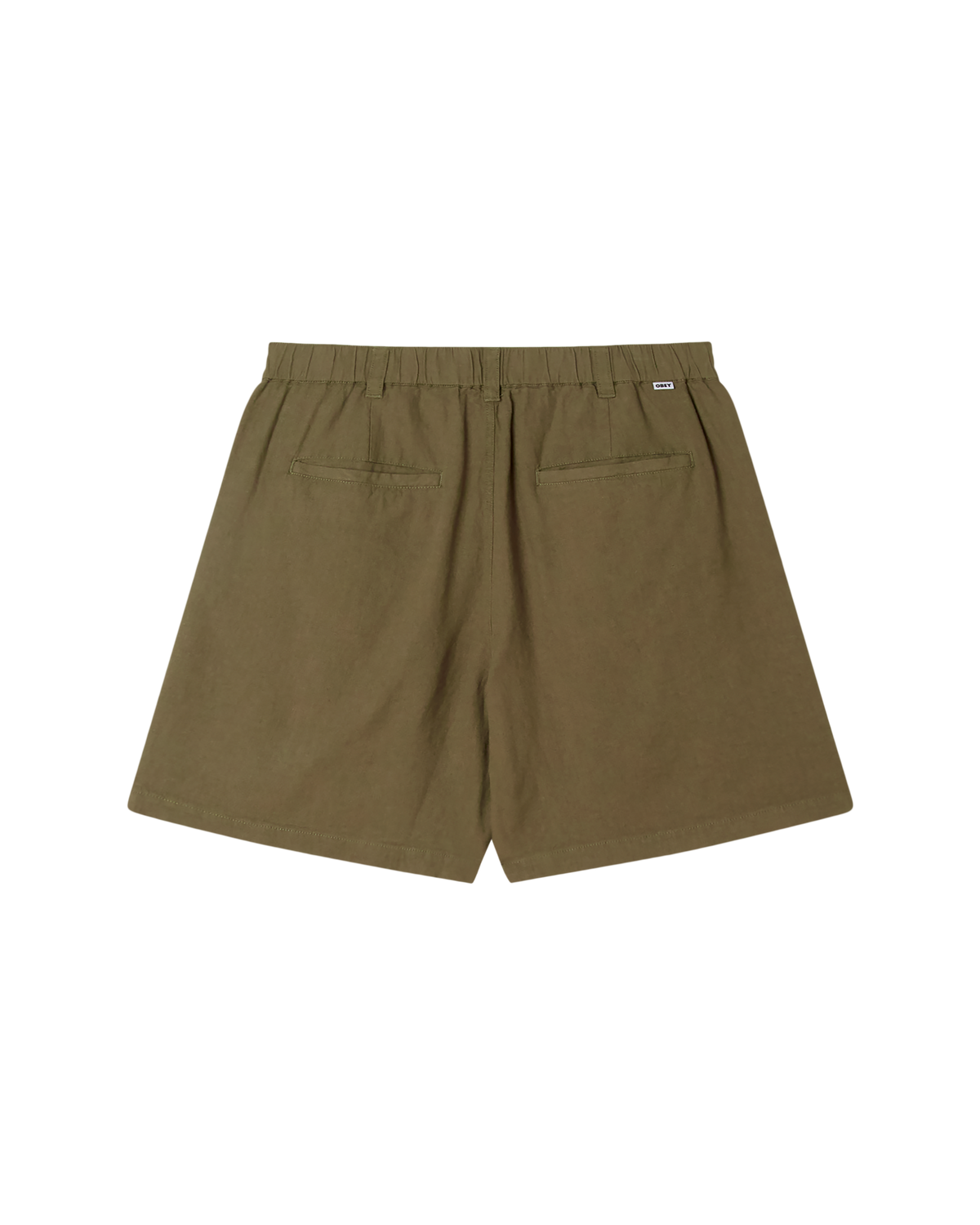 obey-foster-pleated-linen-short-smokey-olive