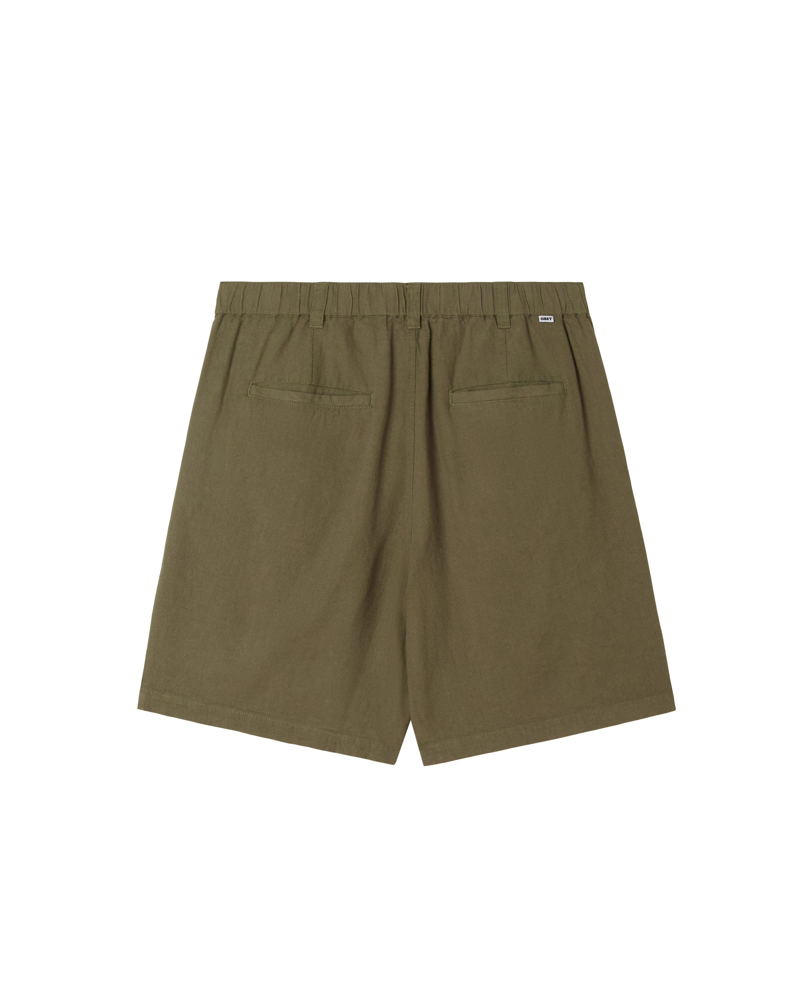 FOSTER PLEATED LINEN SHORT (zoomed)