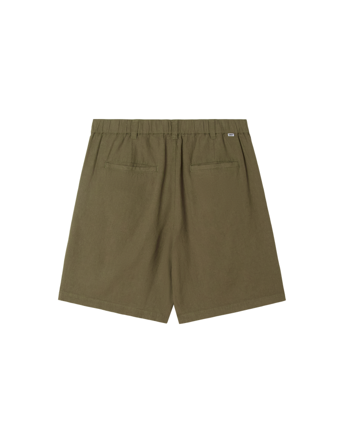 FOSTER PLEATED LINEN SHORT - alternate view