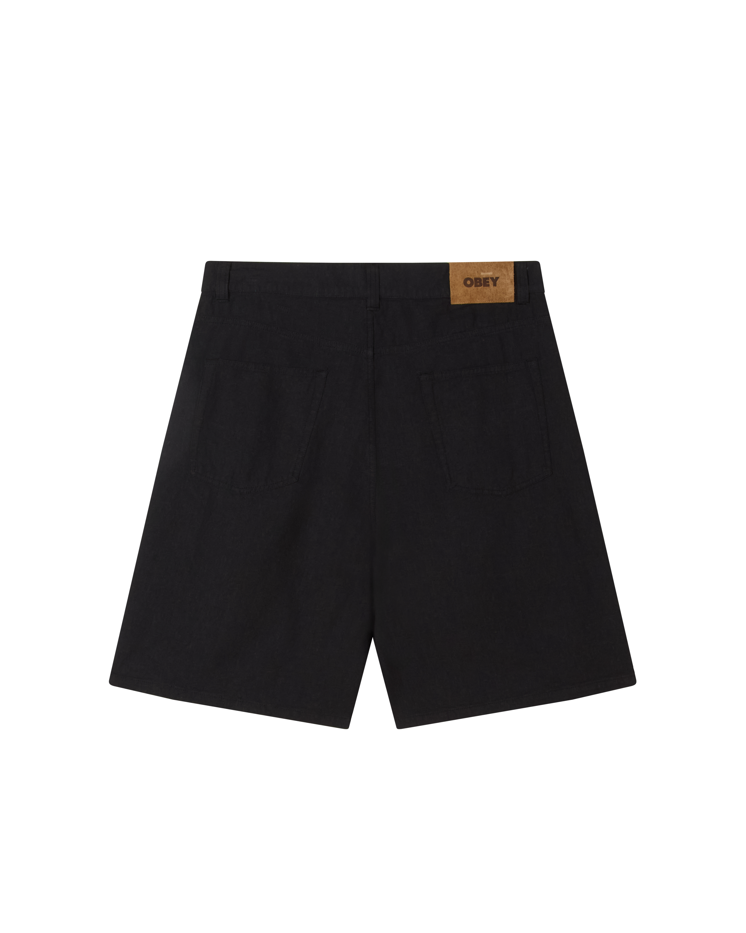 independent black baggy short アイアンクロス BAGGY LINEN DEVIN SHORT – OBEY CLOTHING