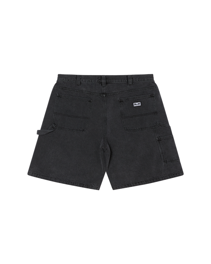 obey-bigwig-carpenter-denim-short-black-ash - alternate view