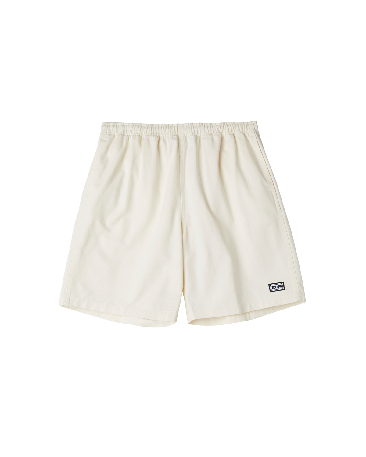 obey easy relaxed twill short unbleached