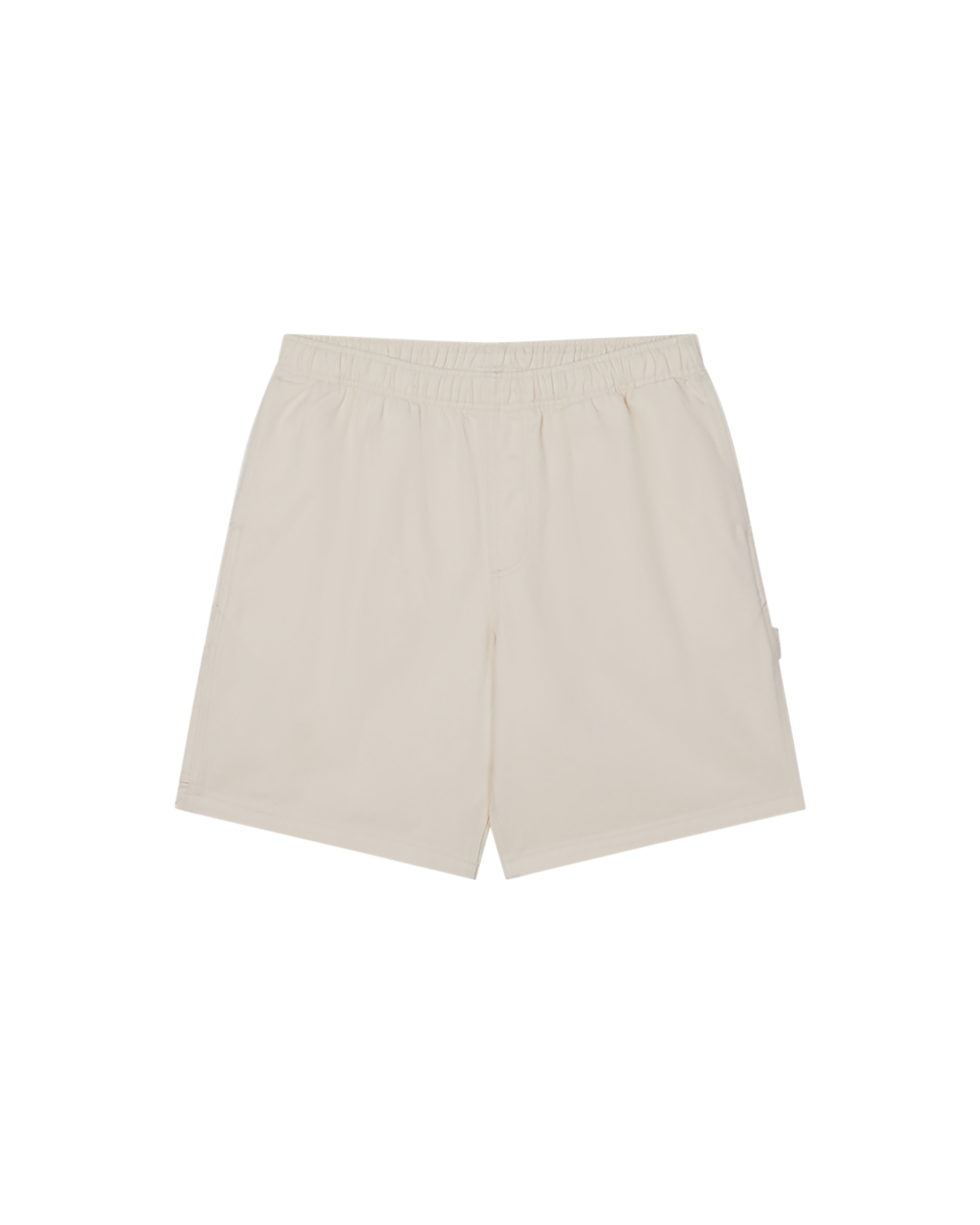 obey easy denim carpenter short unbleached faded wash (zoomed)