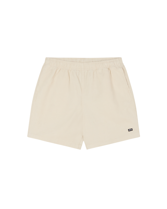 obey easy pulp corduroy short birch faded wash