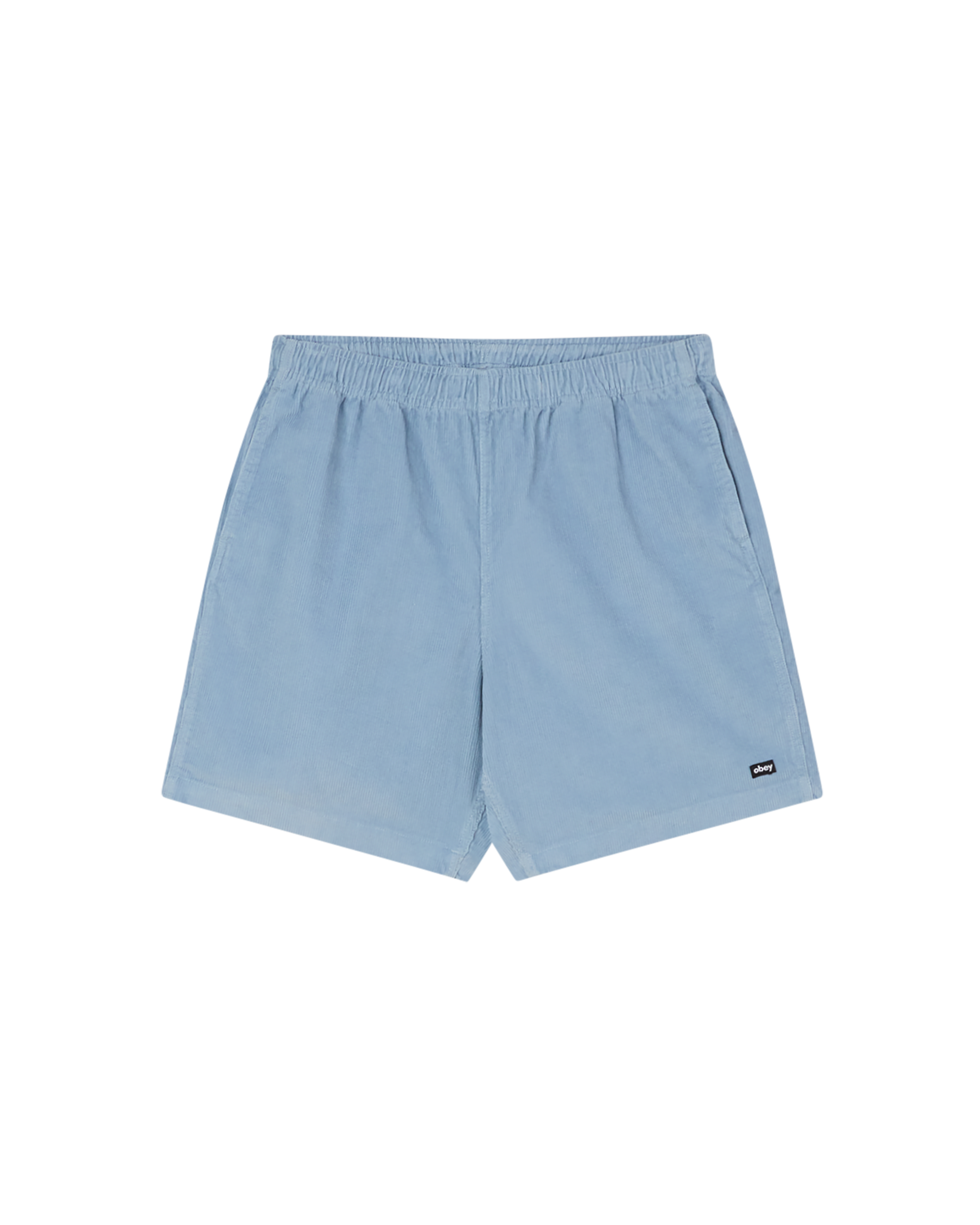 obey easy pulp corduroy short good grey faded wash