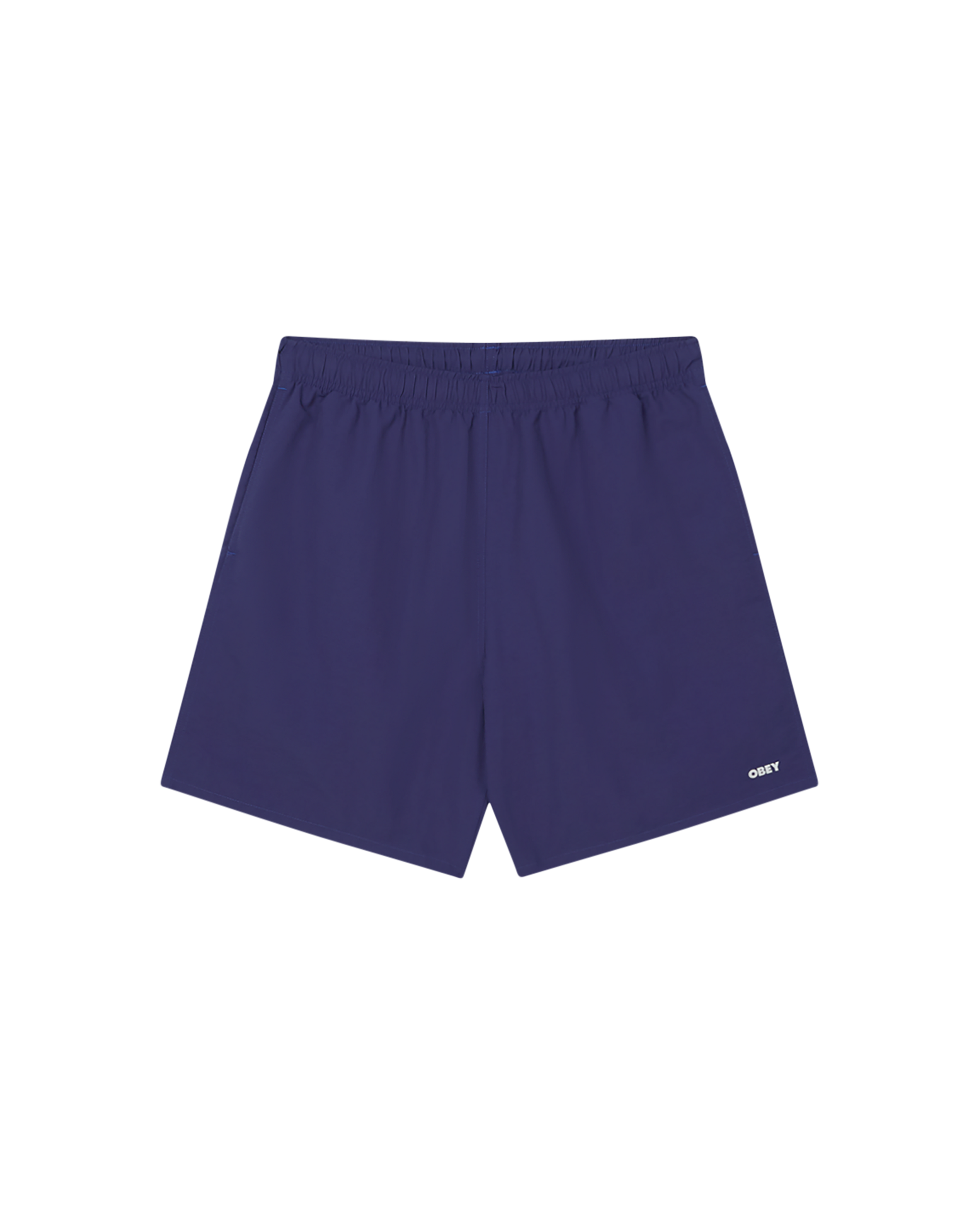 obey easy bold nylon short skipper blue