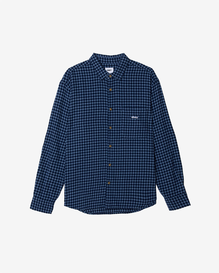 BIGWIG BARRY SHIRT ACADEMY NAVY MULTI