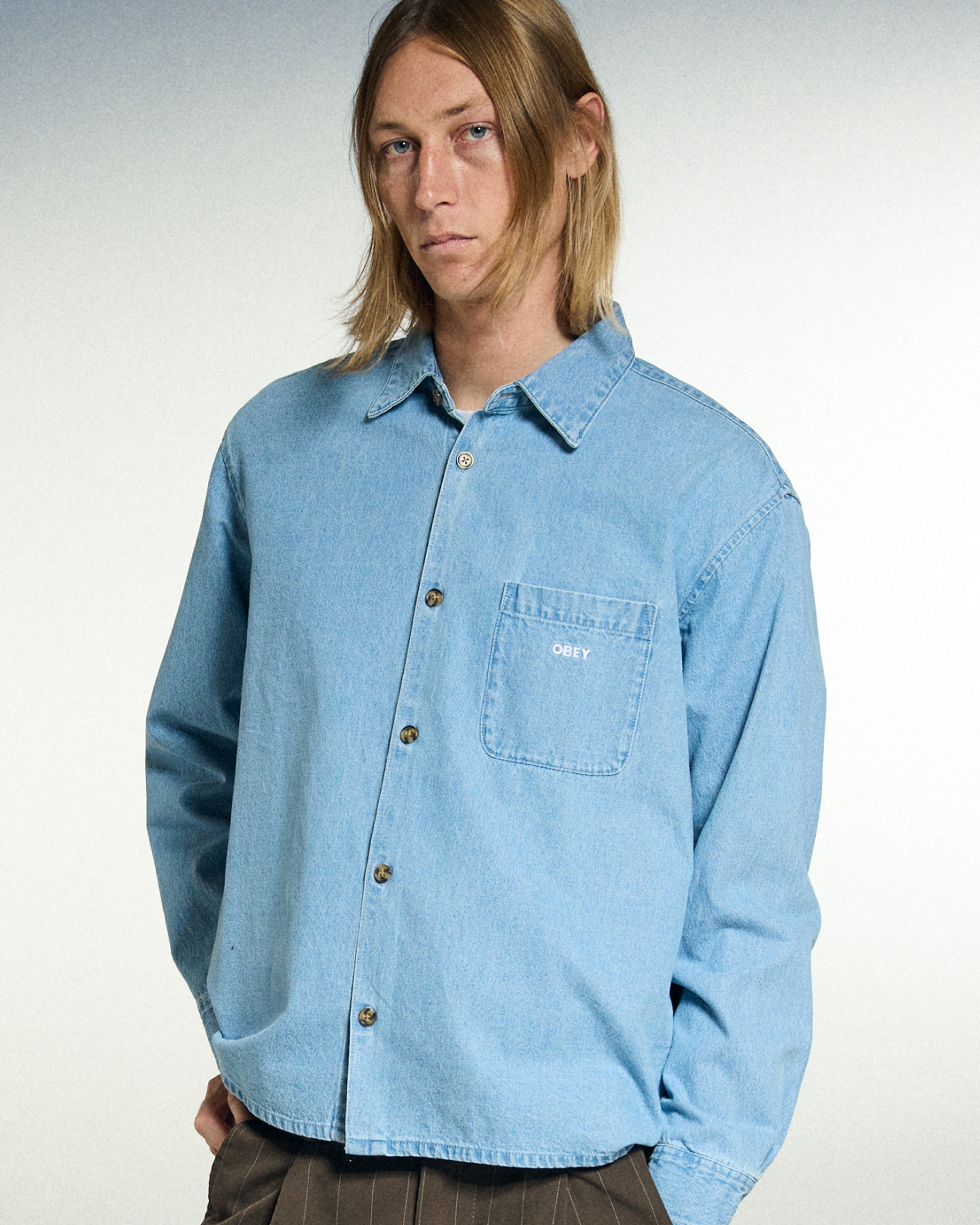 PABLO DENIM SHIRT – OBEY CLOTHING