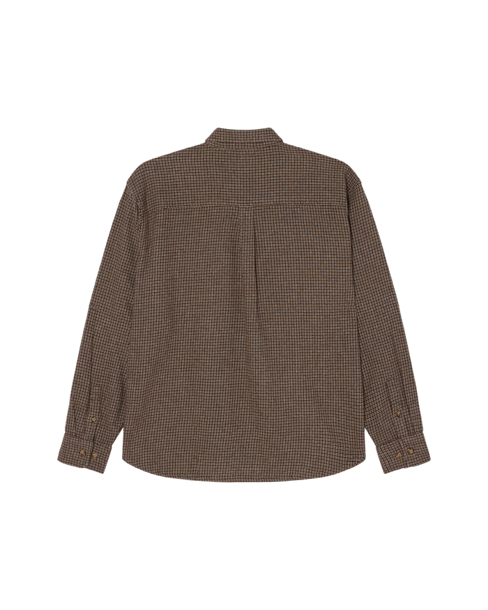 obey-bigwig-dash-shirt-brown-multi - alternate view