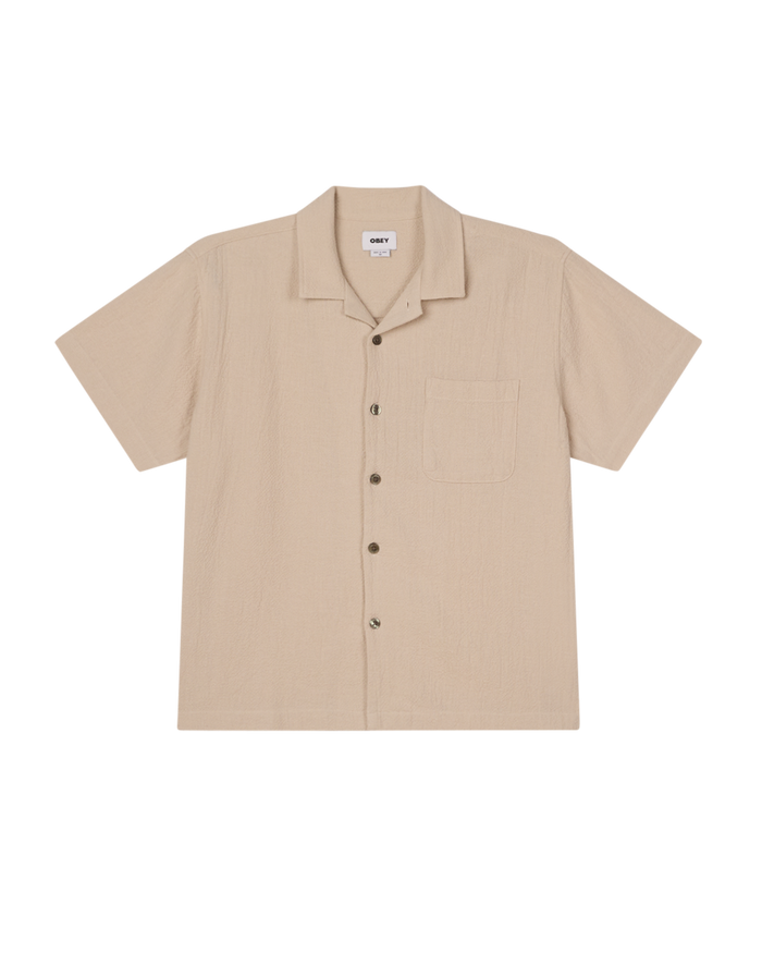 obey curtis ss shirt natural