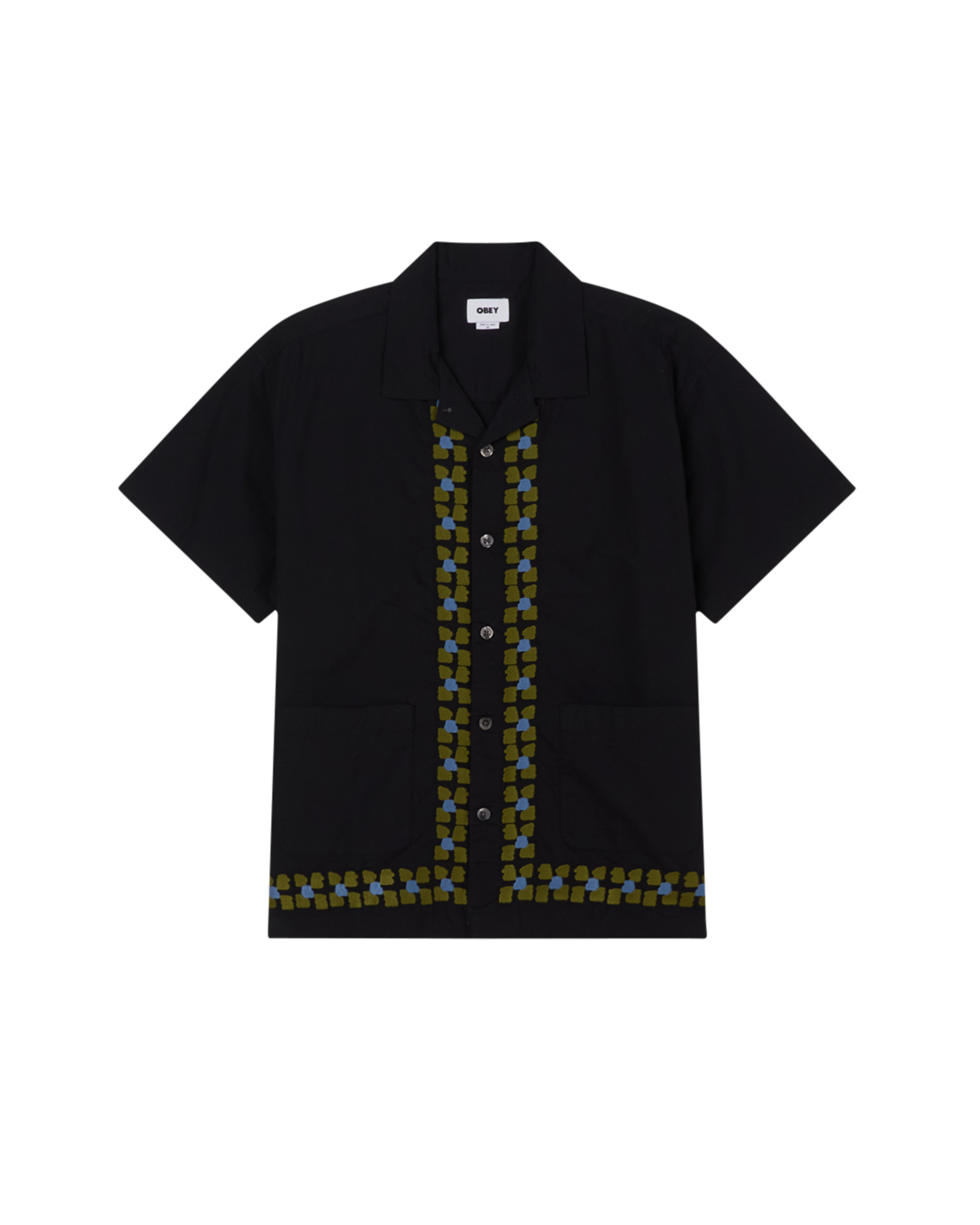 obey ruben ss shirt black multi