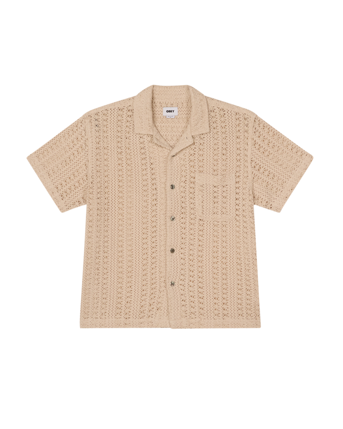 obey harison shirt natural