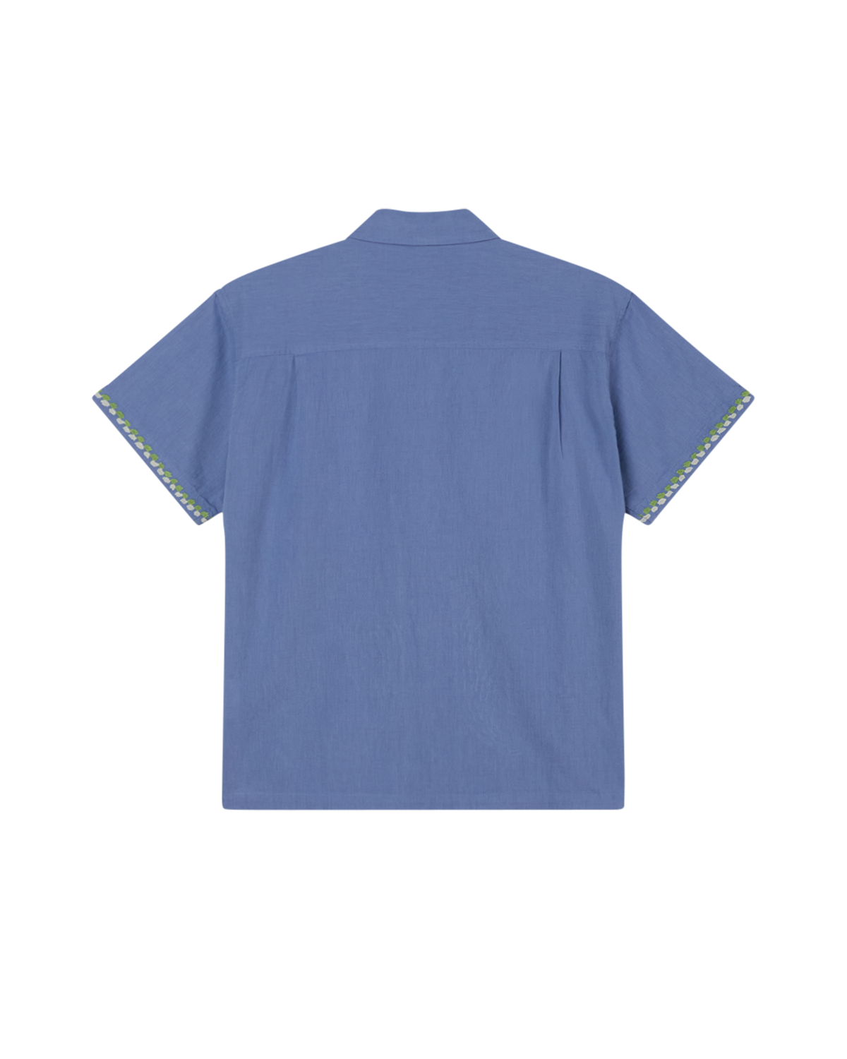 obey quentin shirt colony blue multi