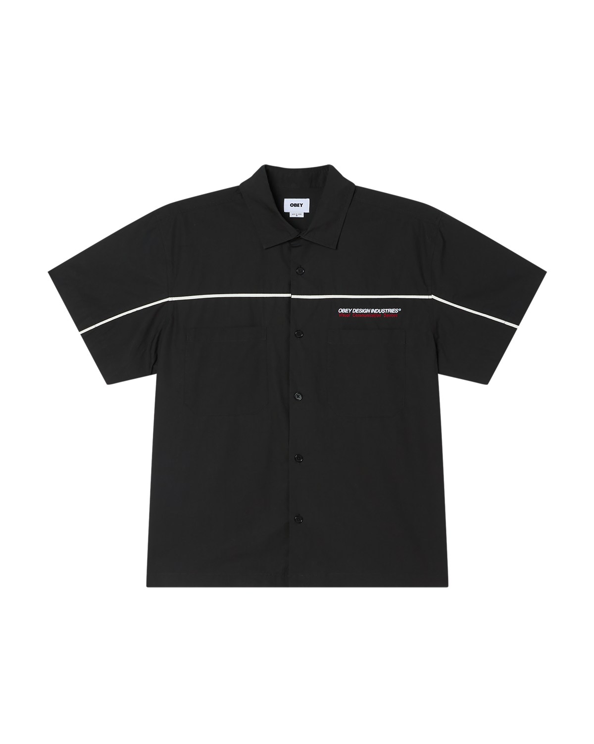obey camber ss shirt black