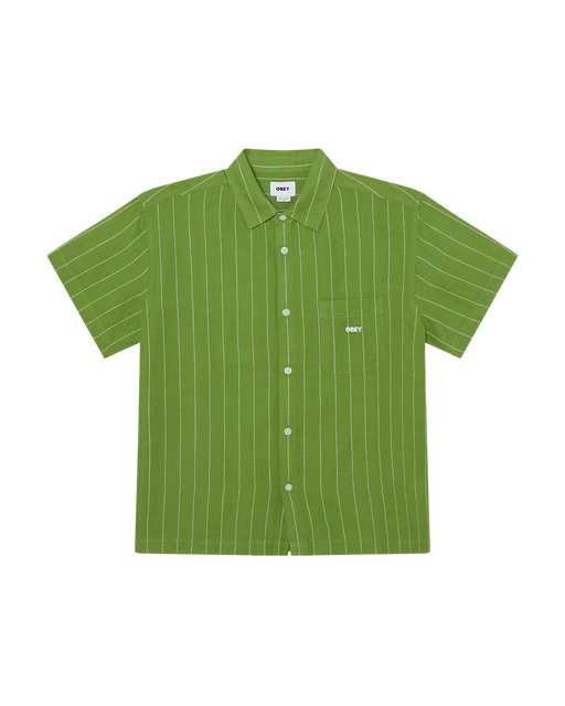 obey joe ss shirt piquant green multi