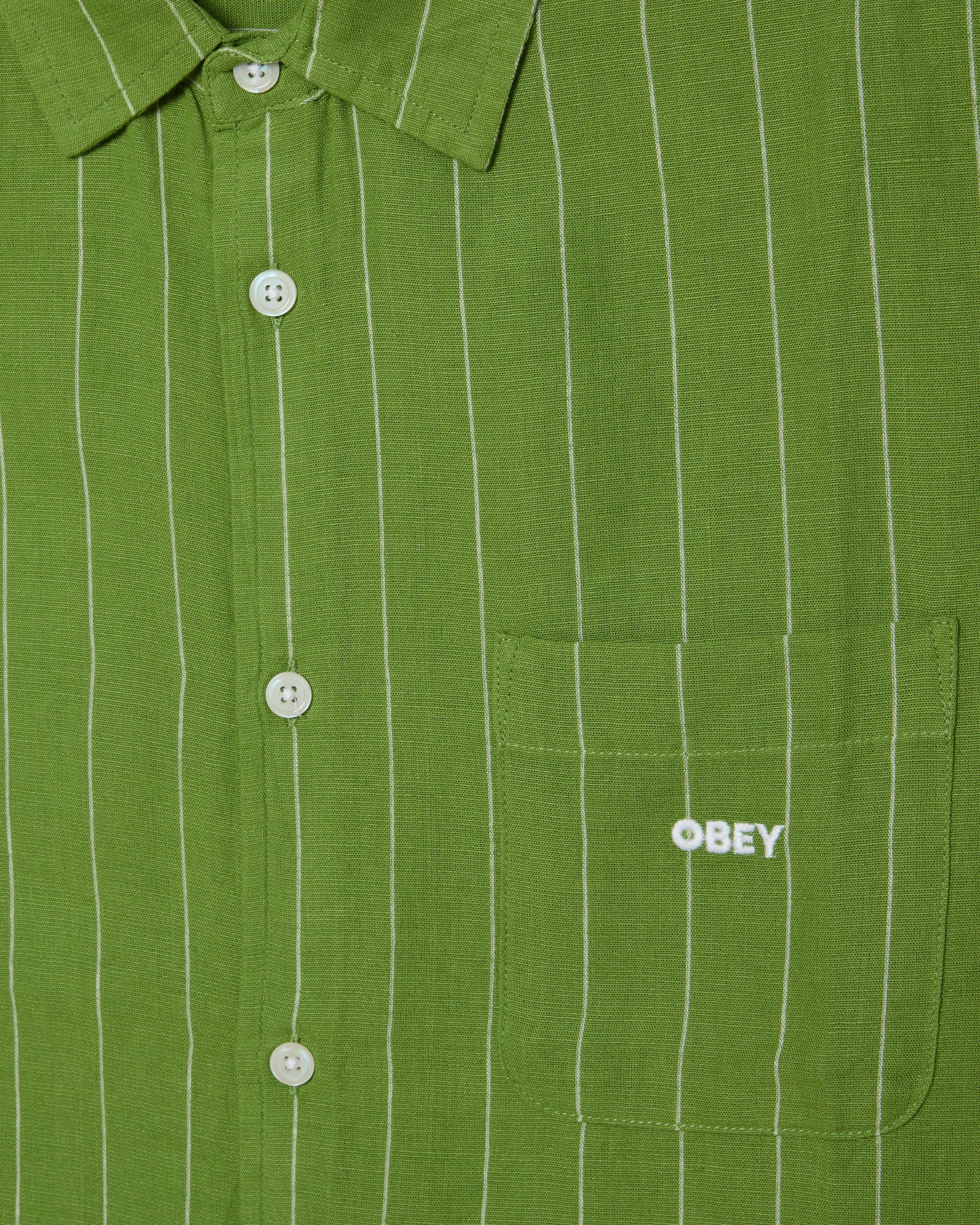 obey joe ss shirt piquant green multi (zoomed)