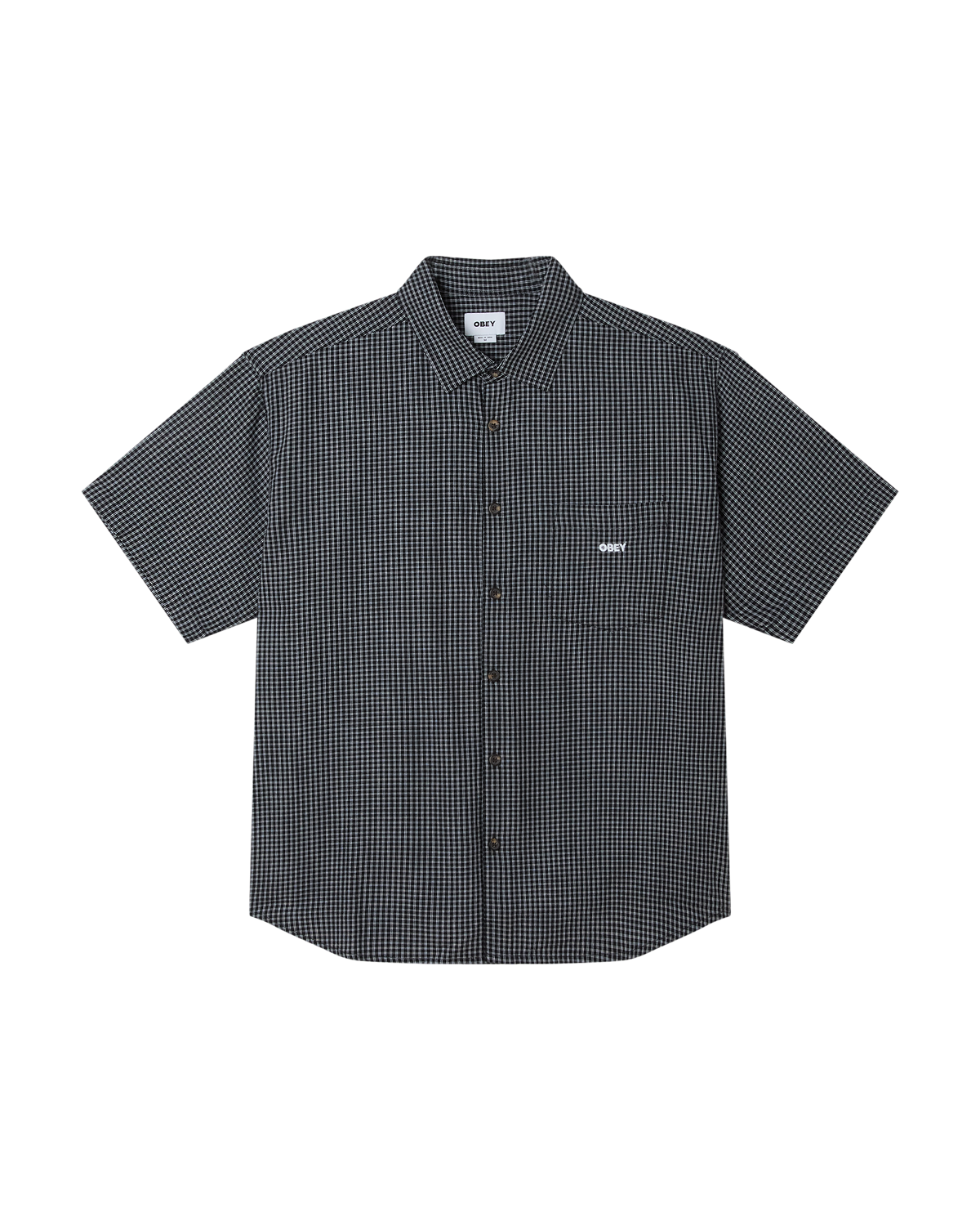 obey bigwig frank ss shirt black multi