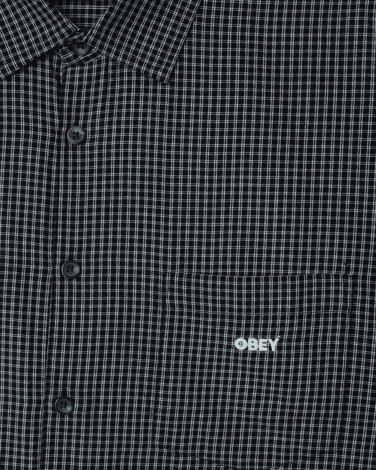 obey bigwig frank ss shirt black multi
