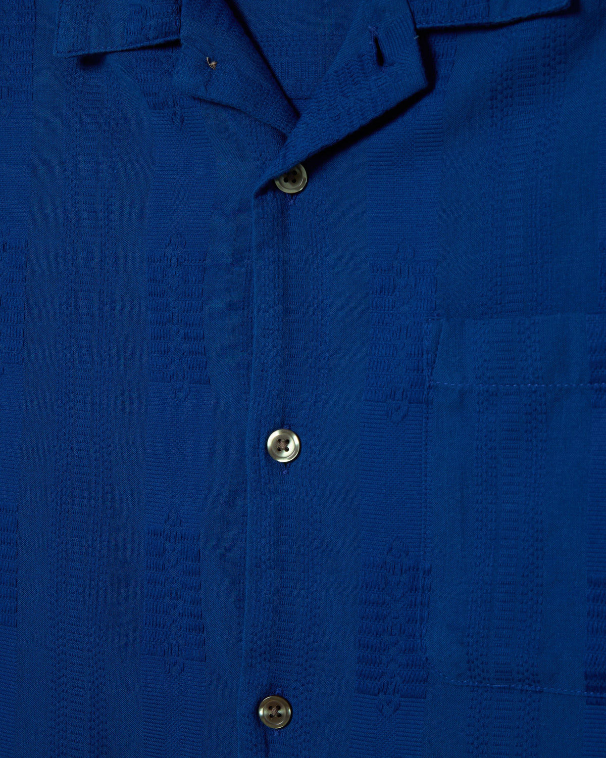 obey samuel ss shirt dazzling blue multi