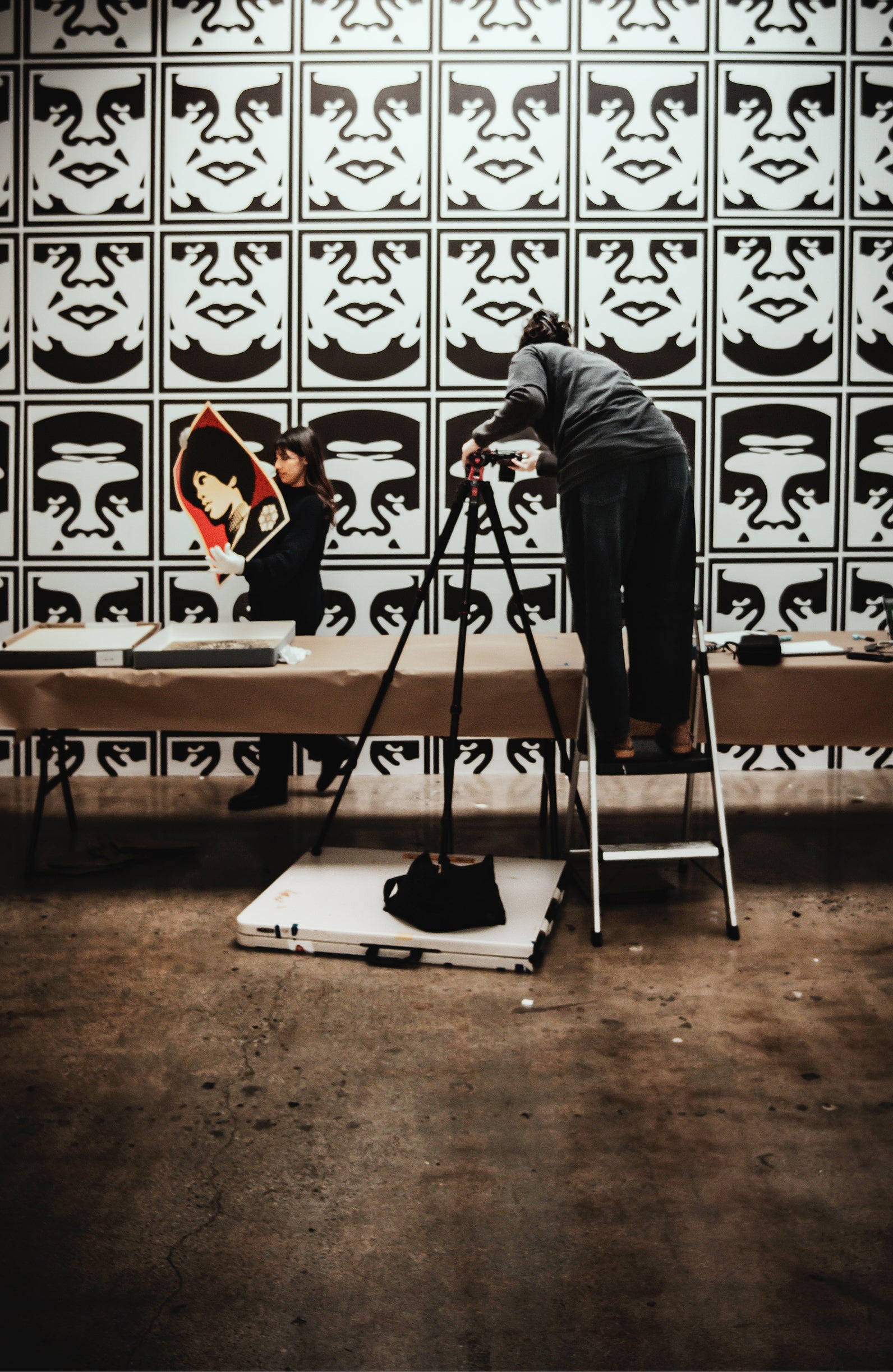 WHILE YOU WERE SLEEPINGShepard fairey: out of print – OBEY CLOTHING