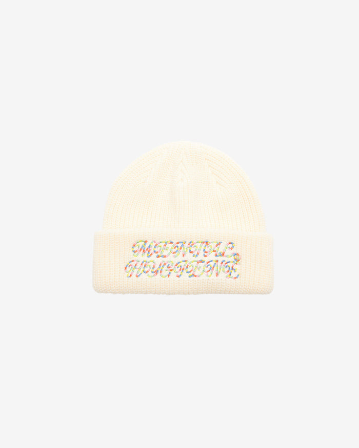 obey metal hyginen beanie unbleached