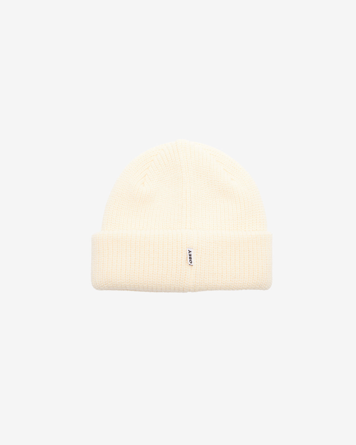 obey metal hyginen beanie unbleached