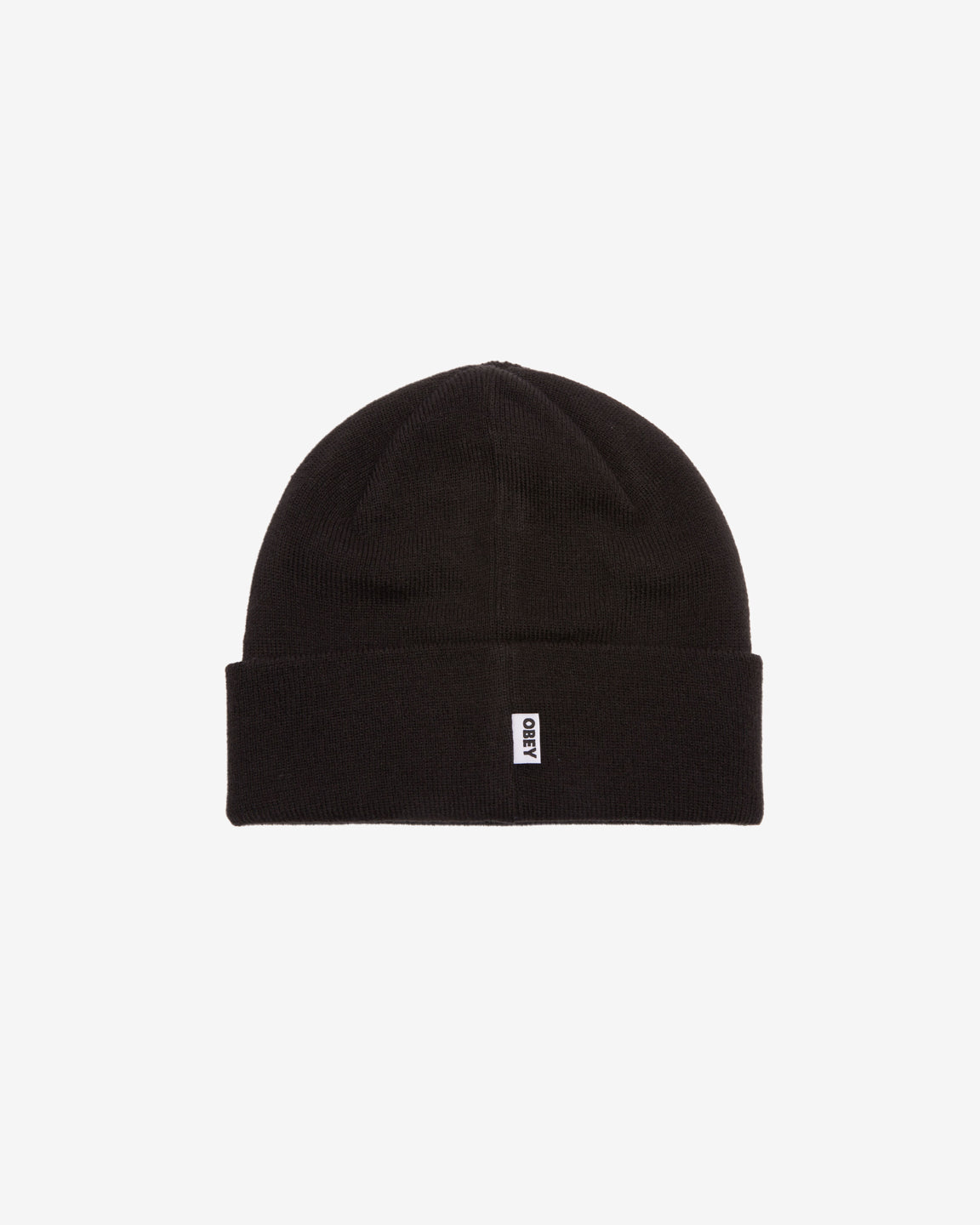 obey swan beanie black