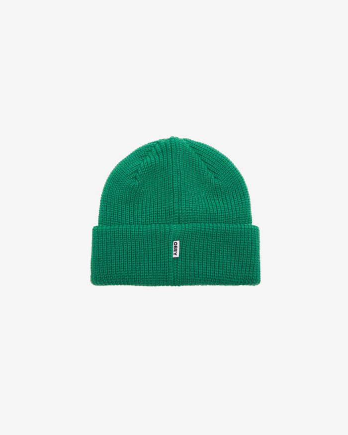 obey heart beanie abundant green