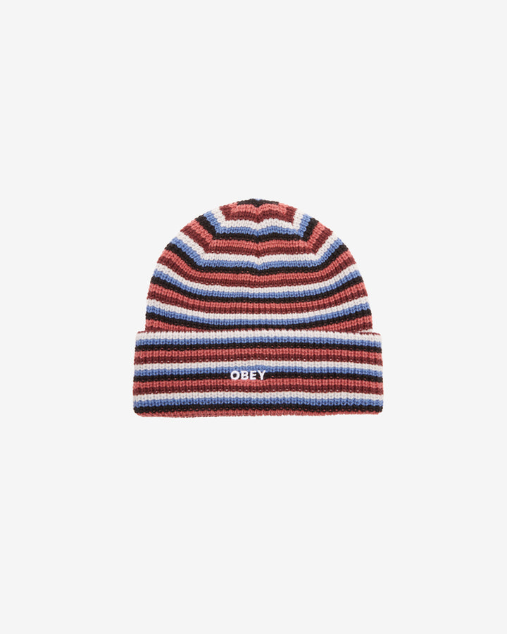 5 STRIPES FUTURE BEANIE BRICK MULTI