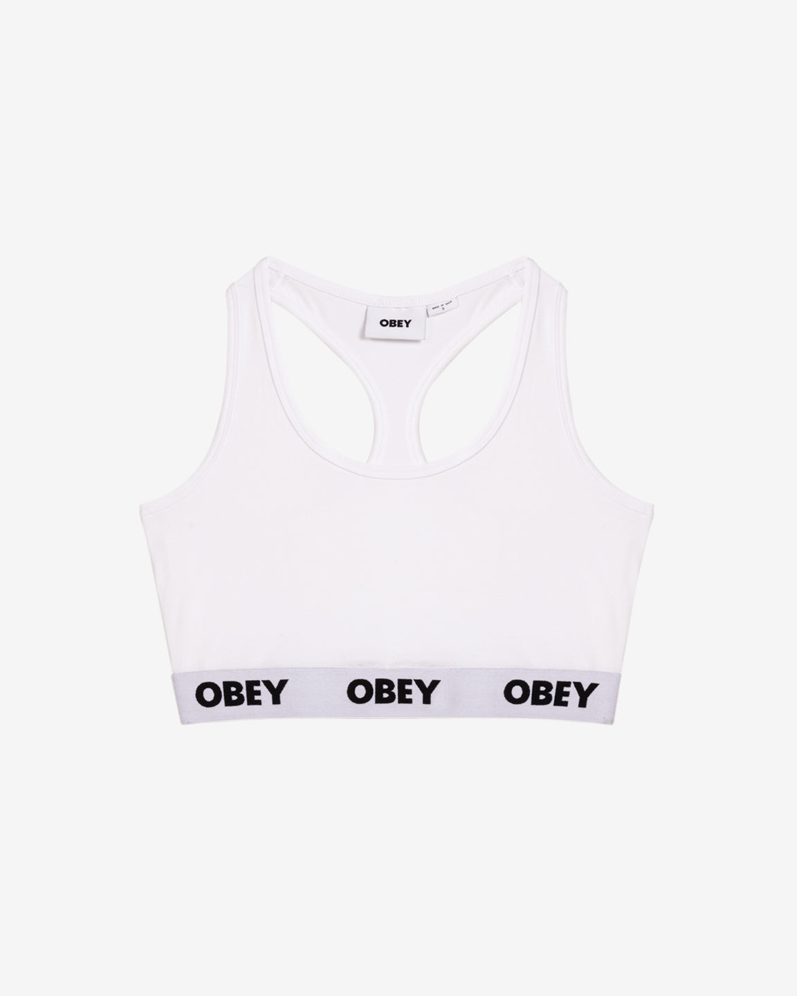 obey bralette 2 pack white