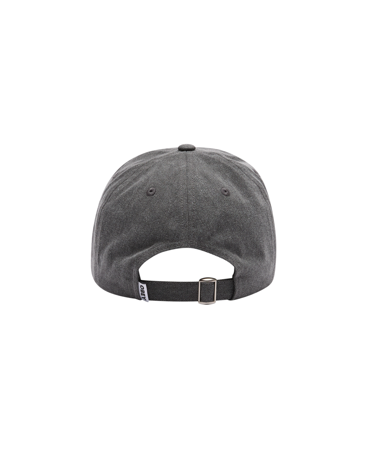 WASHED TWILL FLOWER STRAPBACK