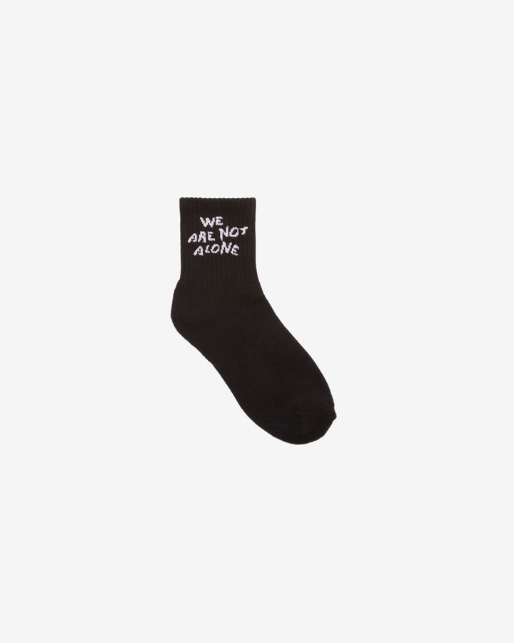 NOT ALONE SOCKS BLACK MULTI