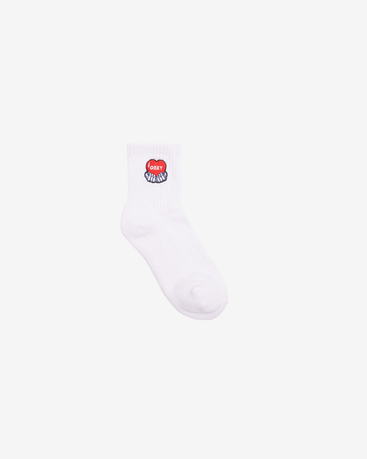 HEART SOCKS WHITE