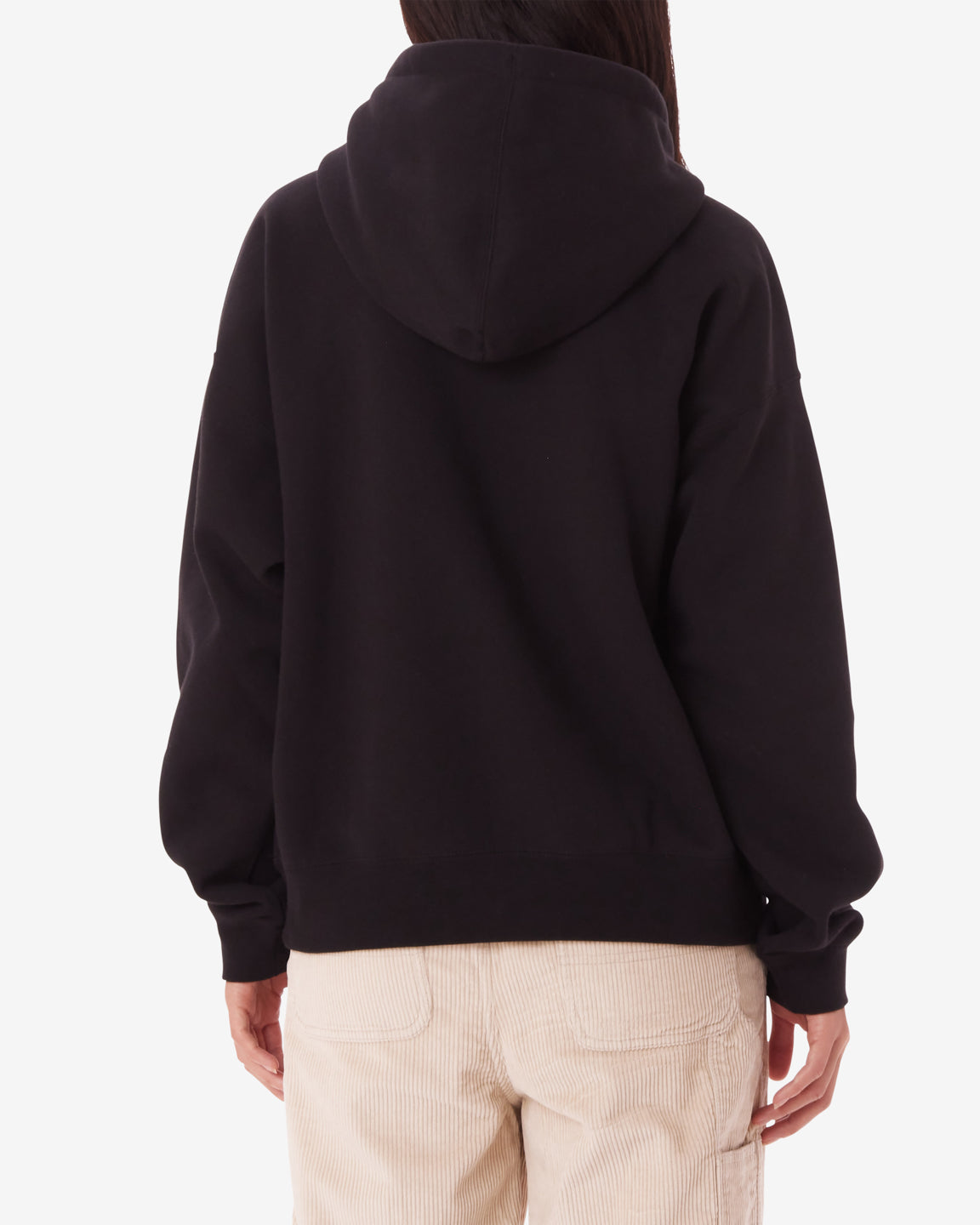 obey swans pullover digital black