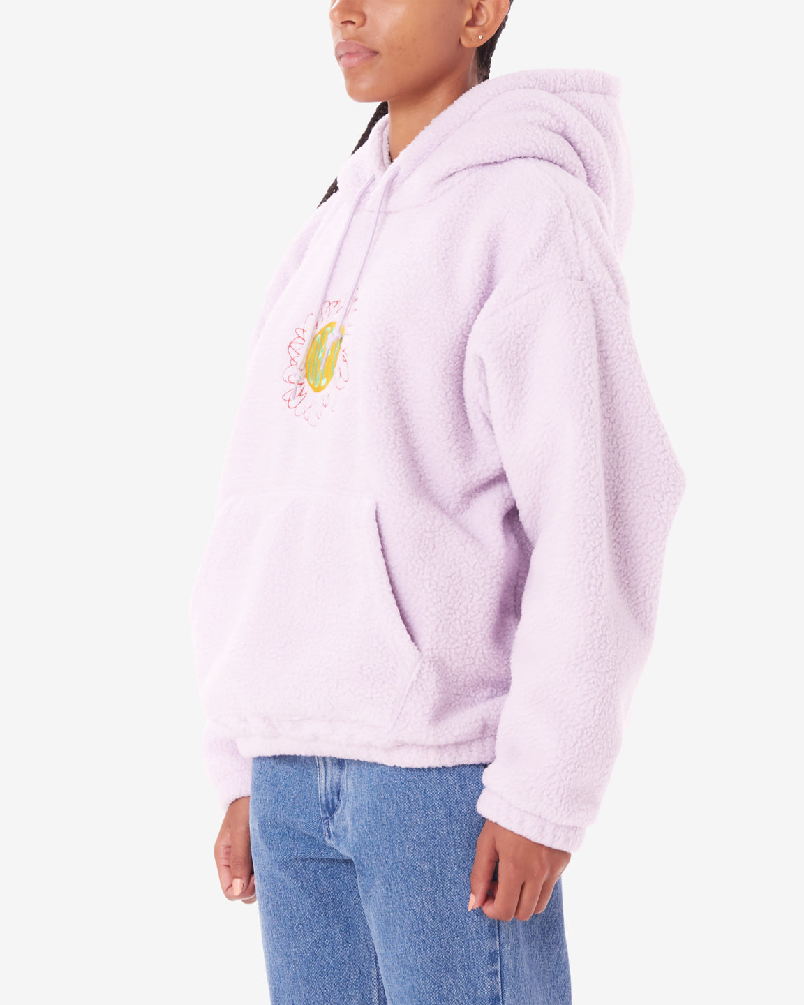 obey daisy pullover orchid petal