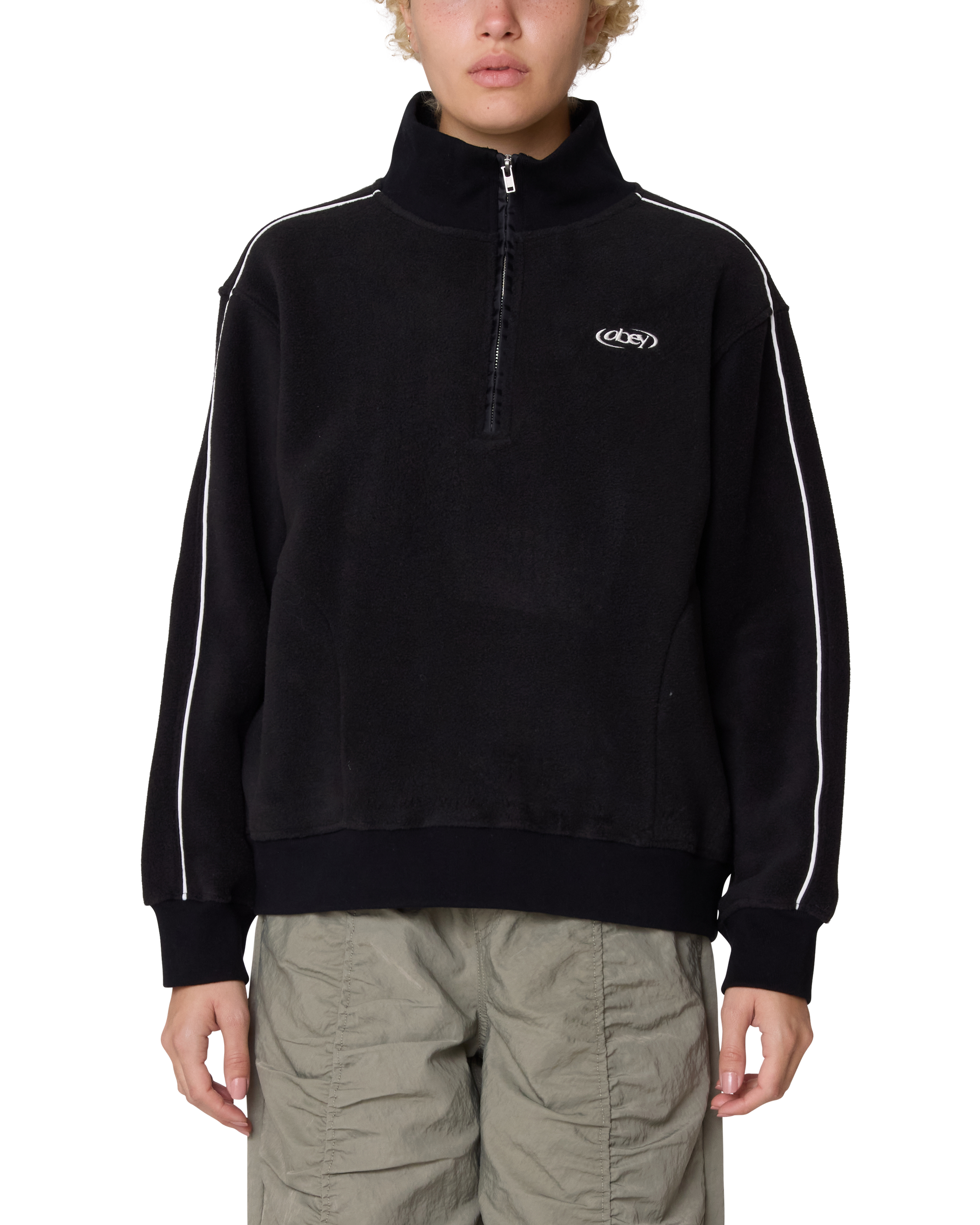 WATTS ZIP MOCKNECK – OBEY CLOTHING WATTS ZIP MOCKNECK – OBEY CLOTHING