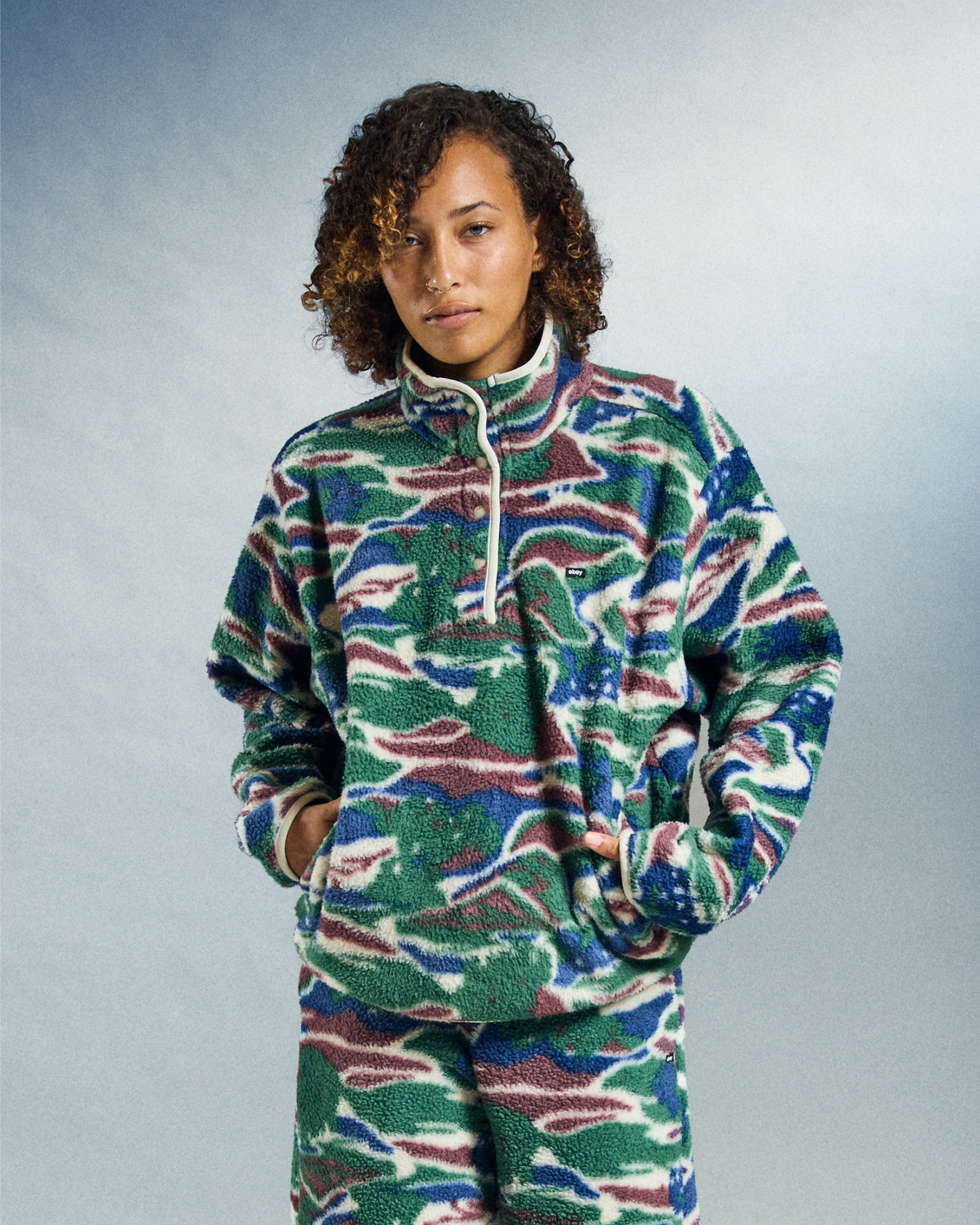 PASTURES MOCK NECK PULLOVER – OBEY CLOTHING