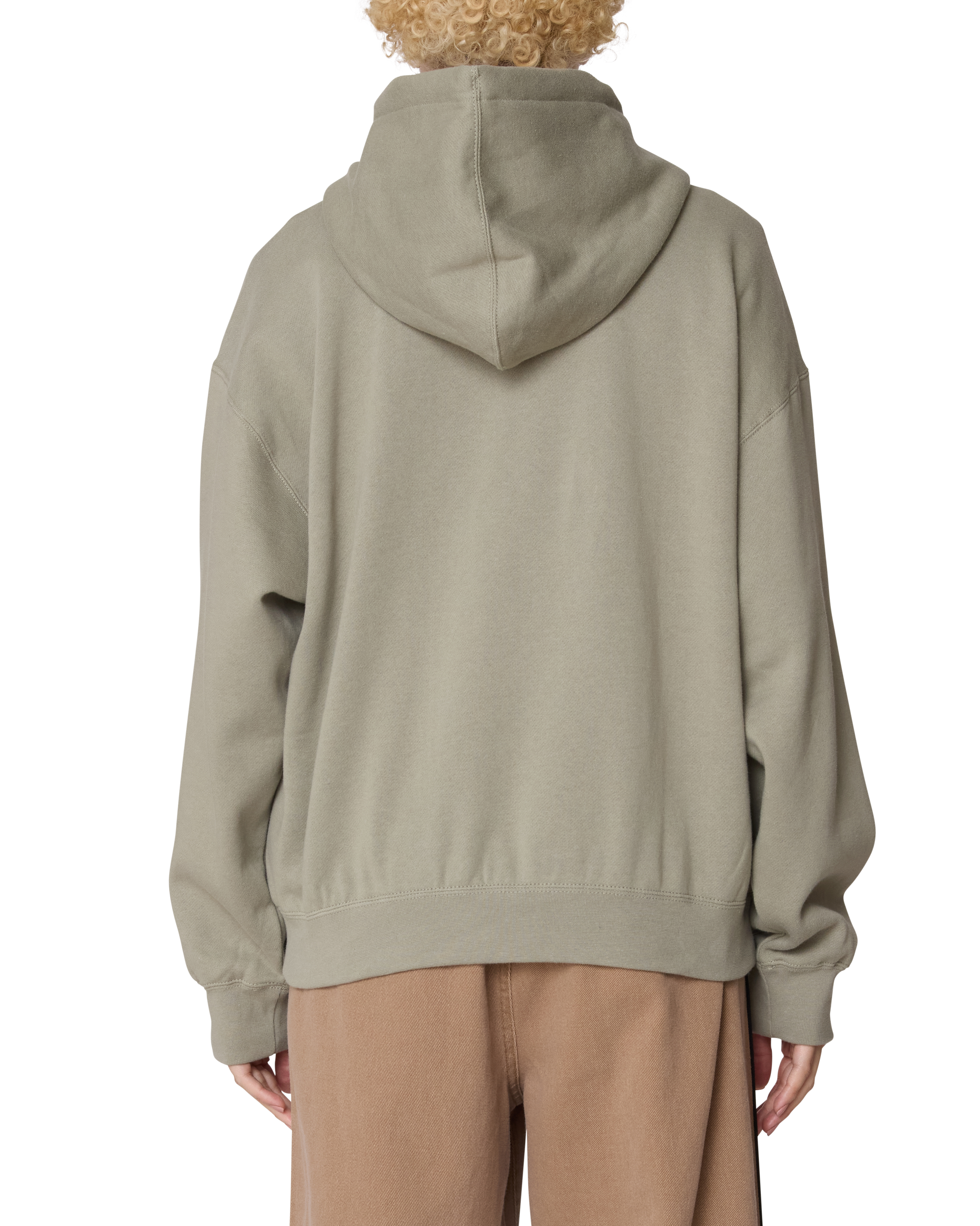 COLLEGIATE BAGGY ZIP HOOD (zoomed)